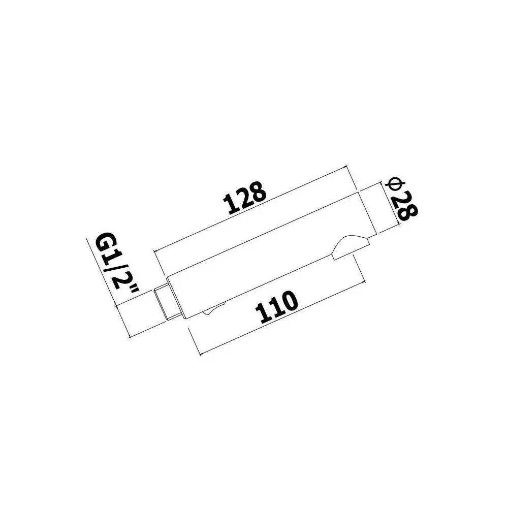 Doccetta 2 Getti in ABS modello ZDOC107CR Cromo Paffoni by CeramicStore | Lo specialista del tuo bagno