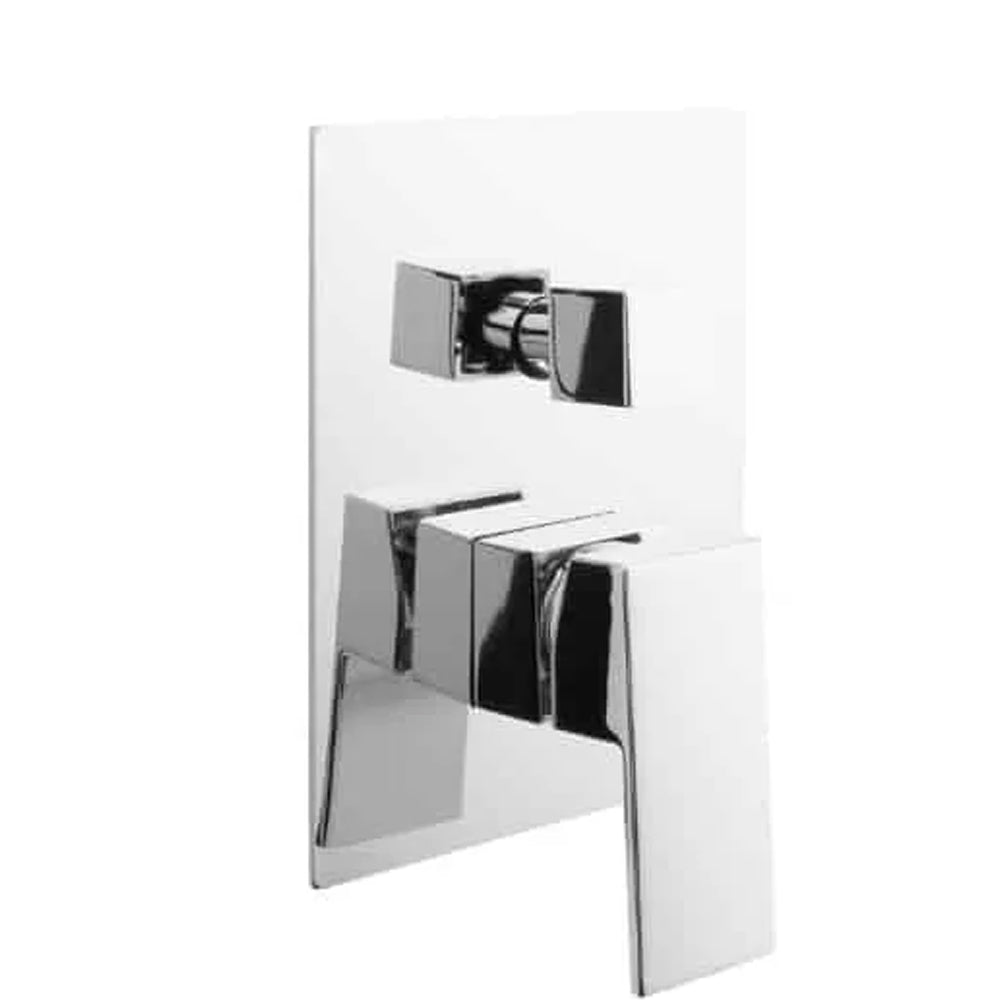 Composizione doccia ARES con soffione ultraslim 300x300 mm, doccetta e miscelatore 2 vie by CeramicStore | Lo specialista del tuo bagno