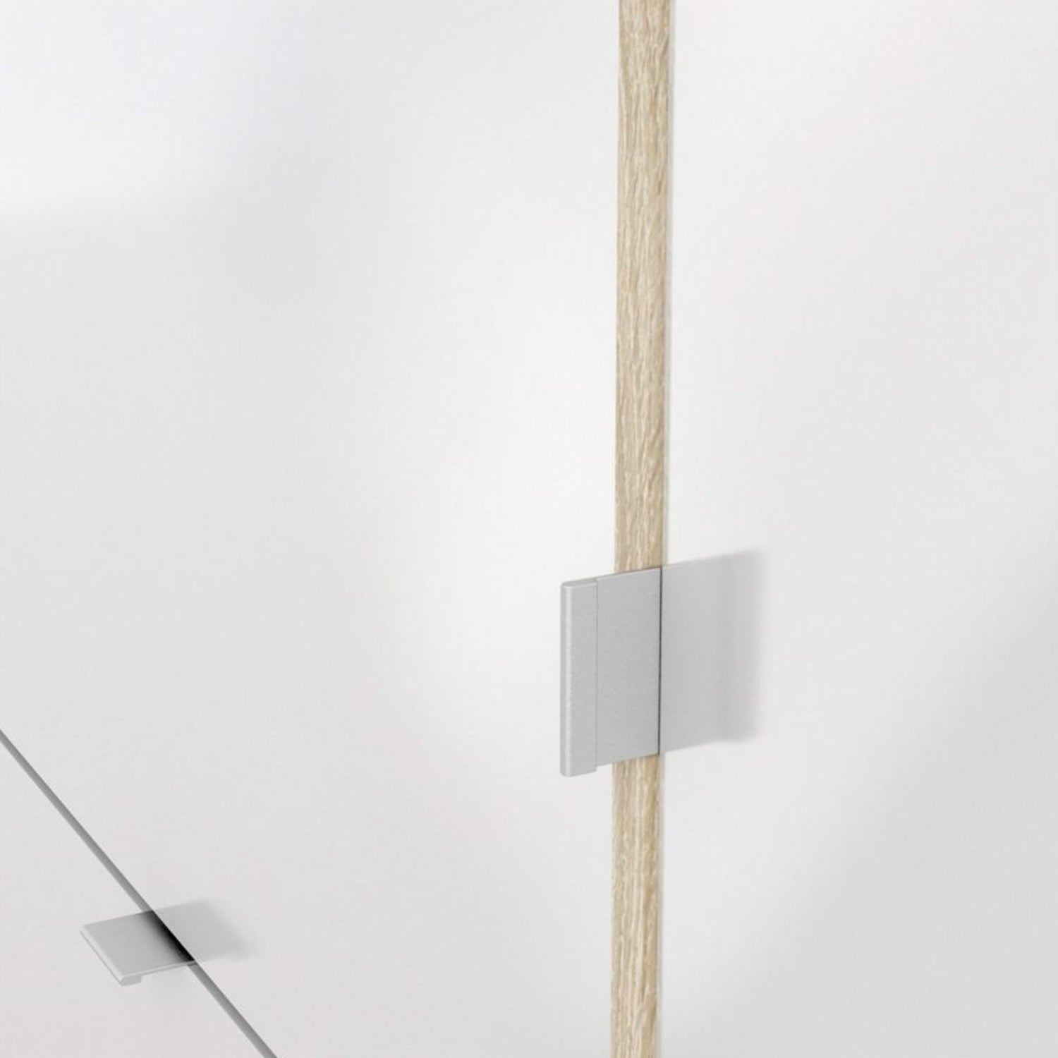 Scarpiera con ante a ribalta e anta con ripiani bianco con struttura legno truciolare by CeramicStore | Lo specialista del tuo bagno