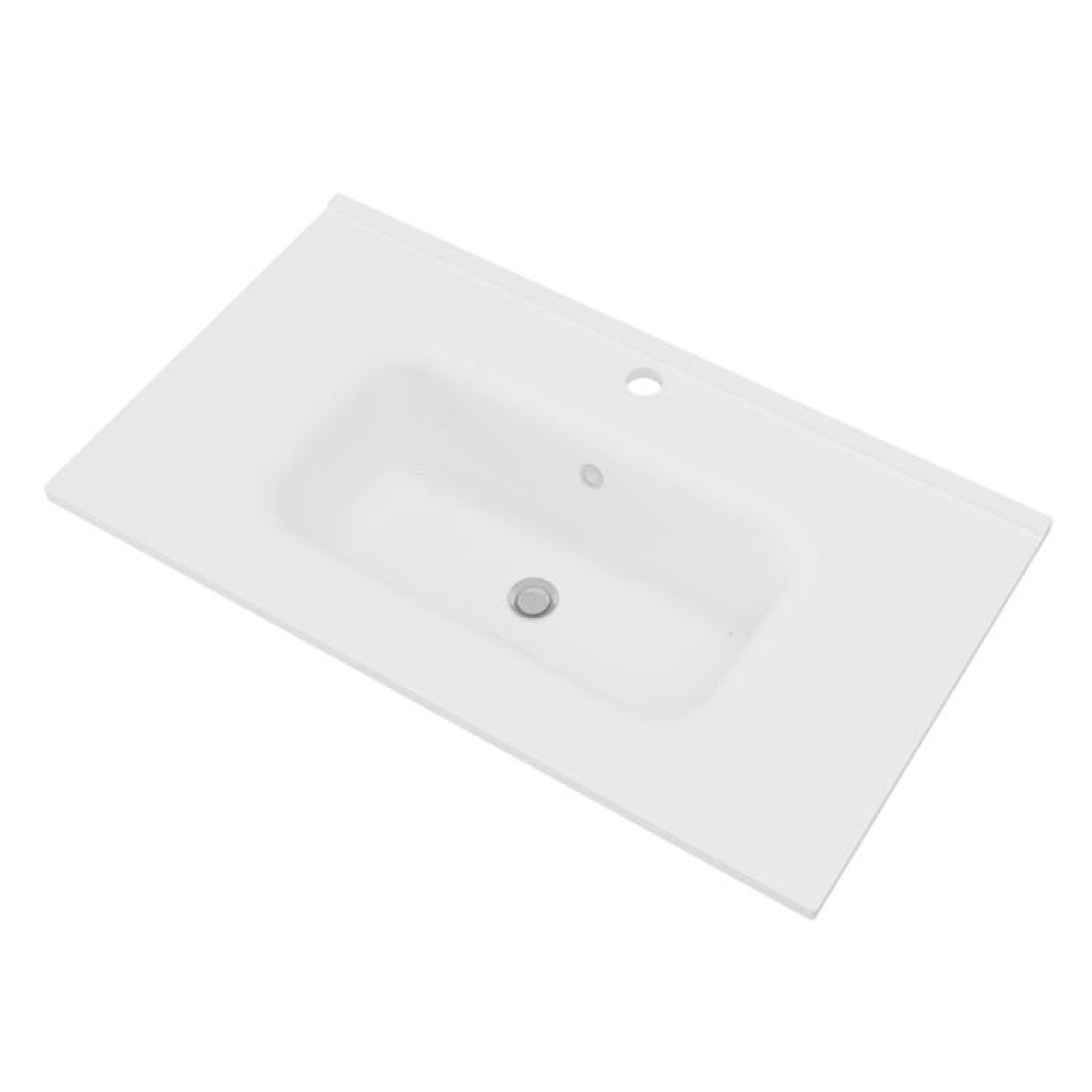 Mobile bagno sospeso Cubi&Co Malta 80 con frontale cannettato - Bianco Lucido by CeramicStore | Lo specialista del tuo bagno