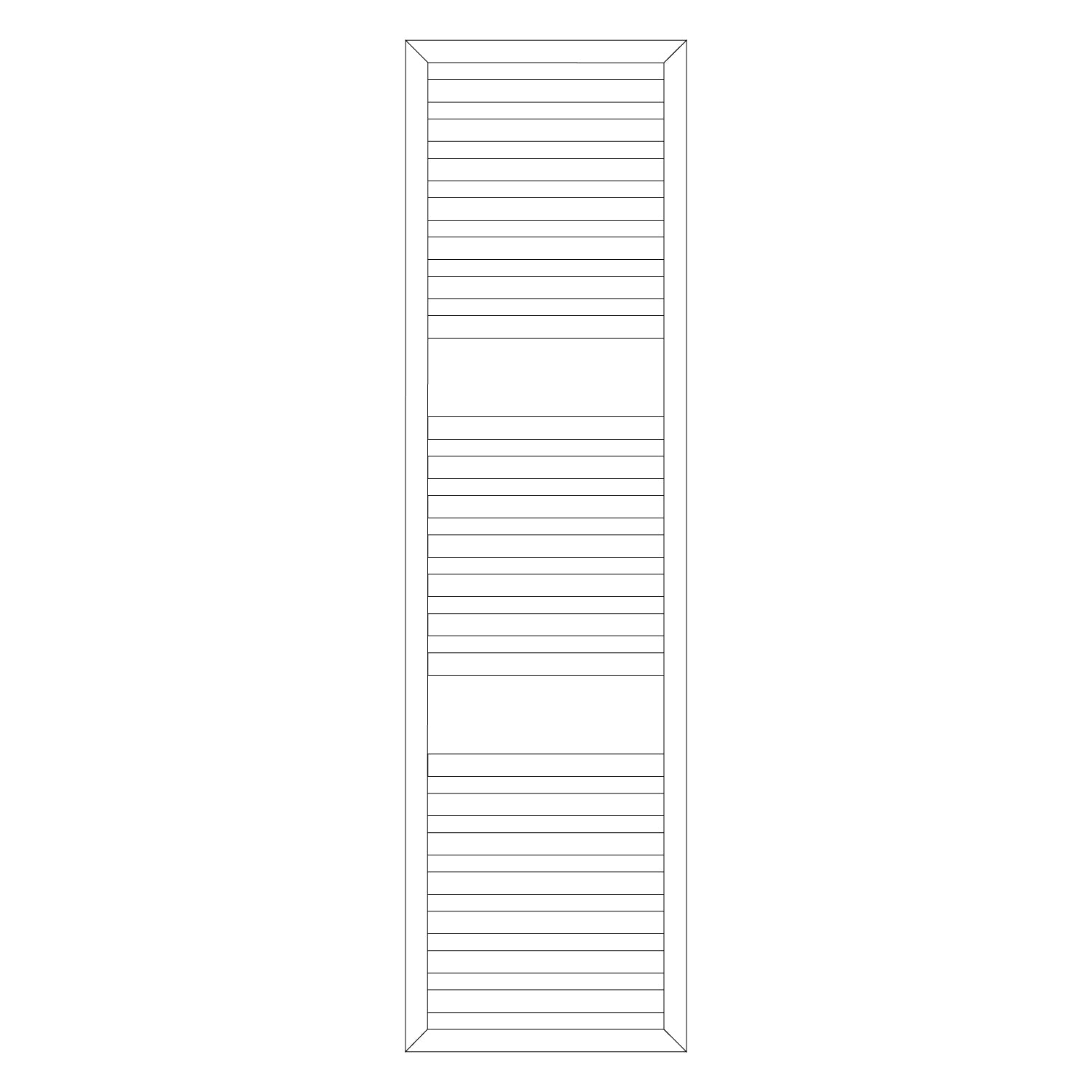 Termoarredo idraulico modello Cuneo 1800x500 dritto - Bianco by CeramicStore | Lo specialista del tuo bagno