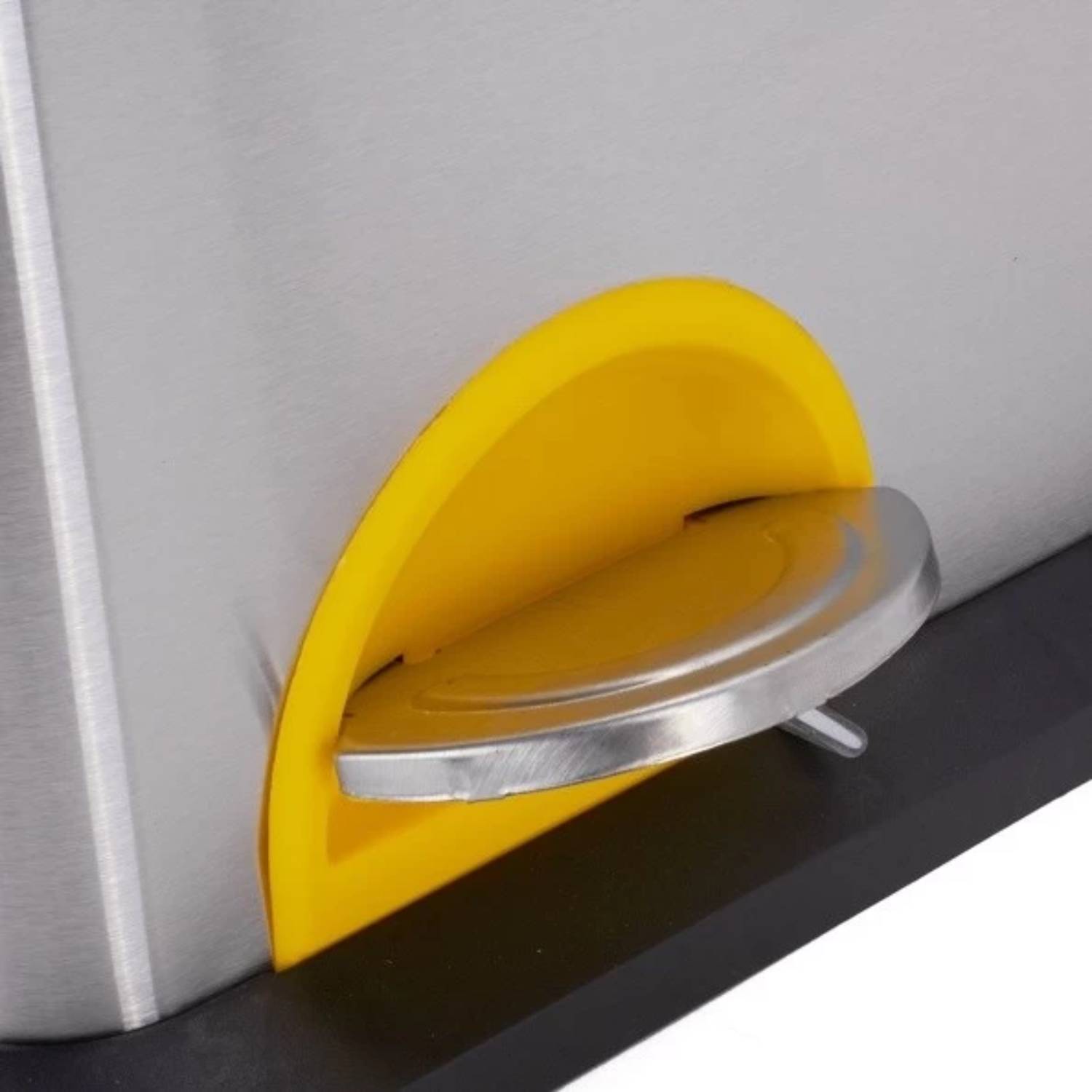Pattumiera a pedale tri-selettiva 3 secchi colore Grigio in acciaio inox
