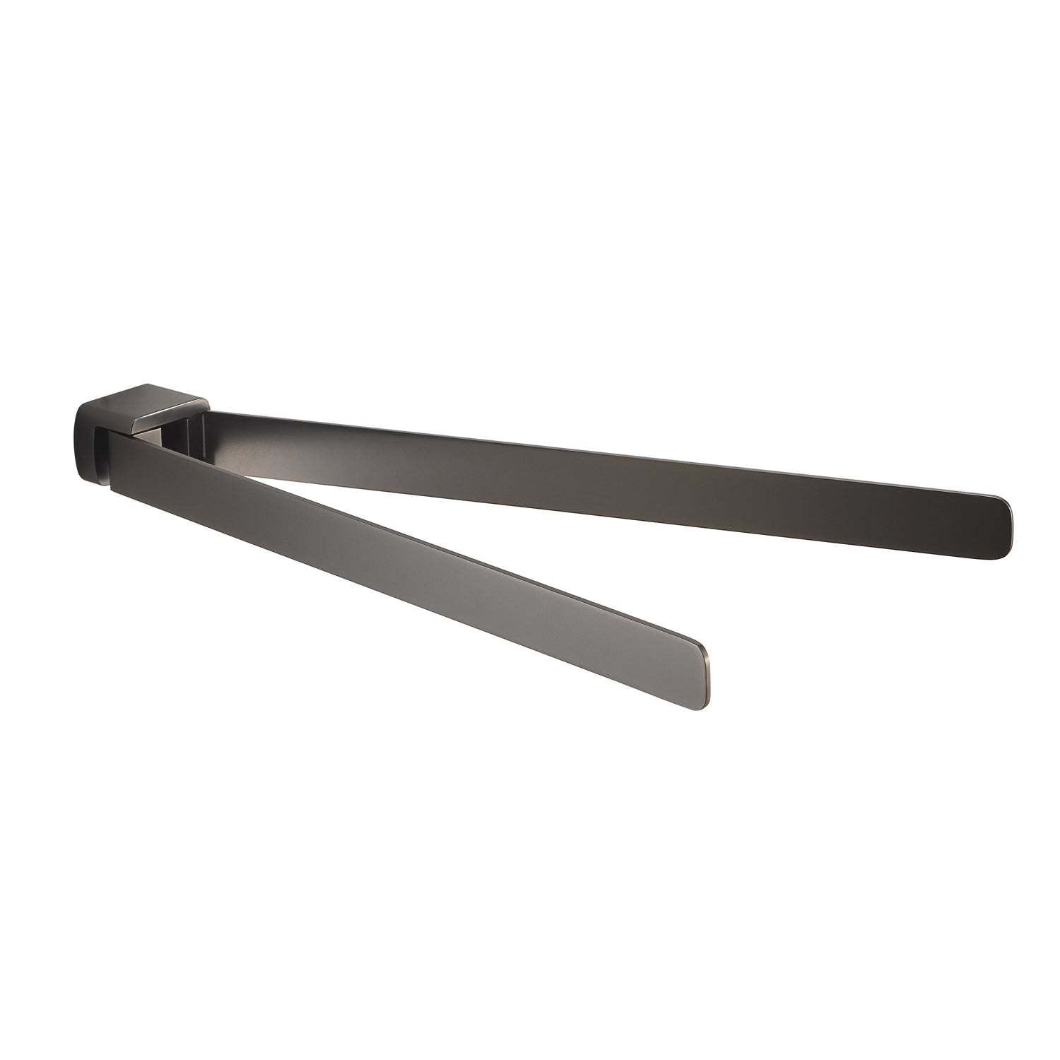 Portasalviette a snodo Gedy serie Pirenei - Gun Metal by CeramicStore | Lo specialista del tuo bagno