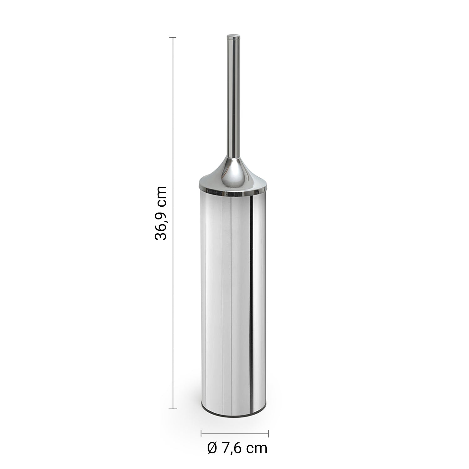Scopino con ciuffo in setole - Gedy serie Wizard - Acciaio Inox by CeramicStore | Lo specialista del tuo bagno