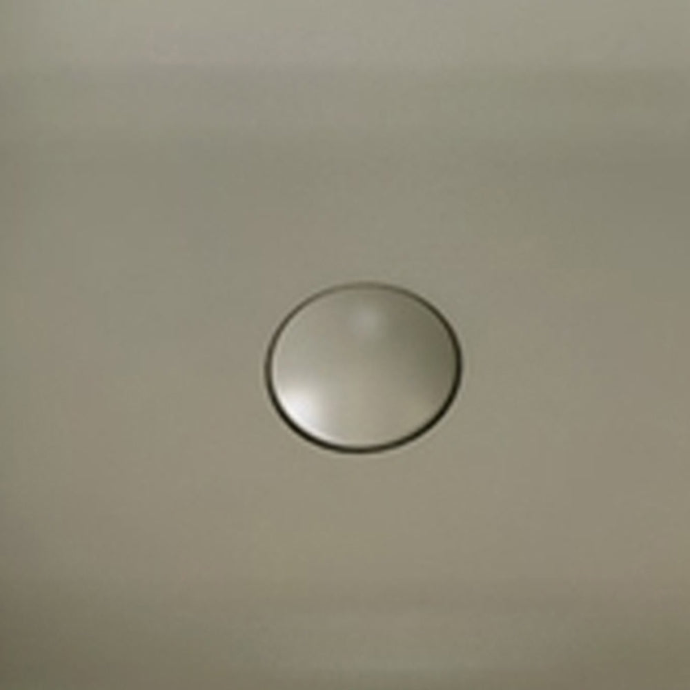 Piletta click-clack con tappo tondo cappuccino opaco per lavabi Sensation senza troppo pieno by CeramicStore | Lo specialista del tuo bagno