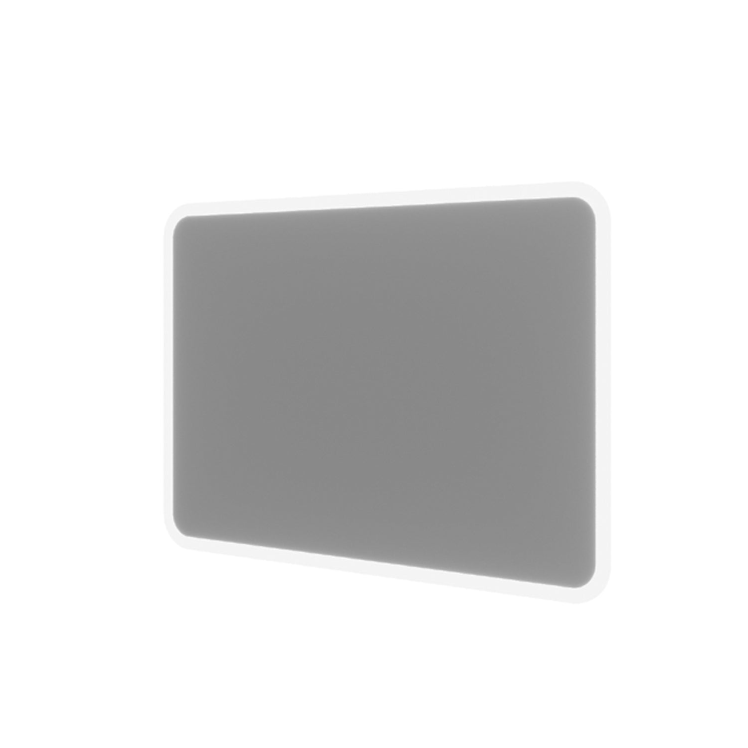 Specchio cornice led rettangolare ad angoli smussati 100x70 cm reversibile by CeramicStore | Lo specialista del tuo bagno