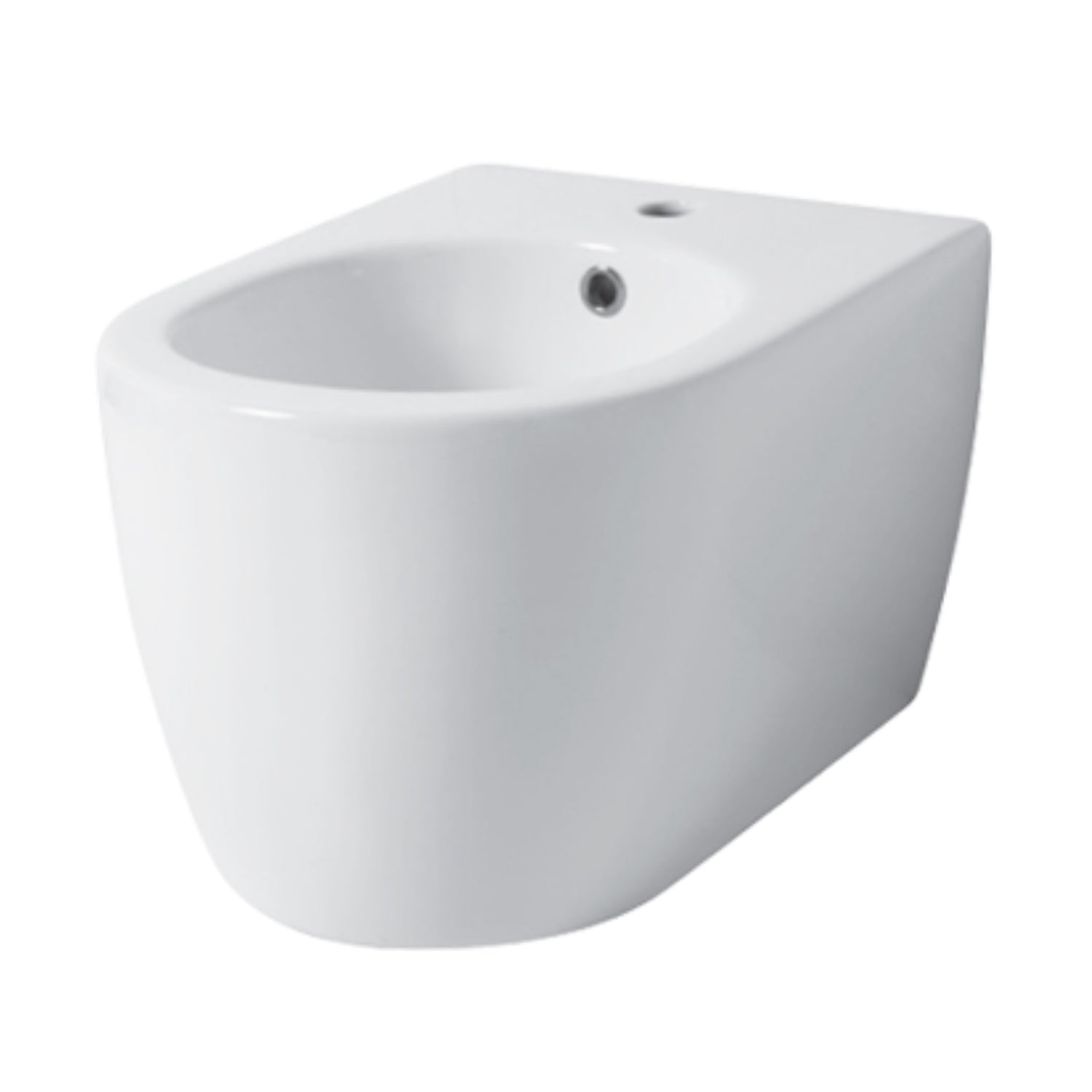 Santari sospesi serie Skip 55 in ceramica bianca con coprivaso chiusura tradizionale- Disegno Ceramica