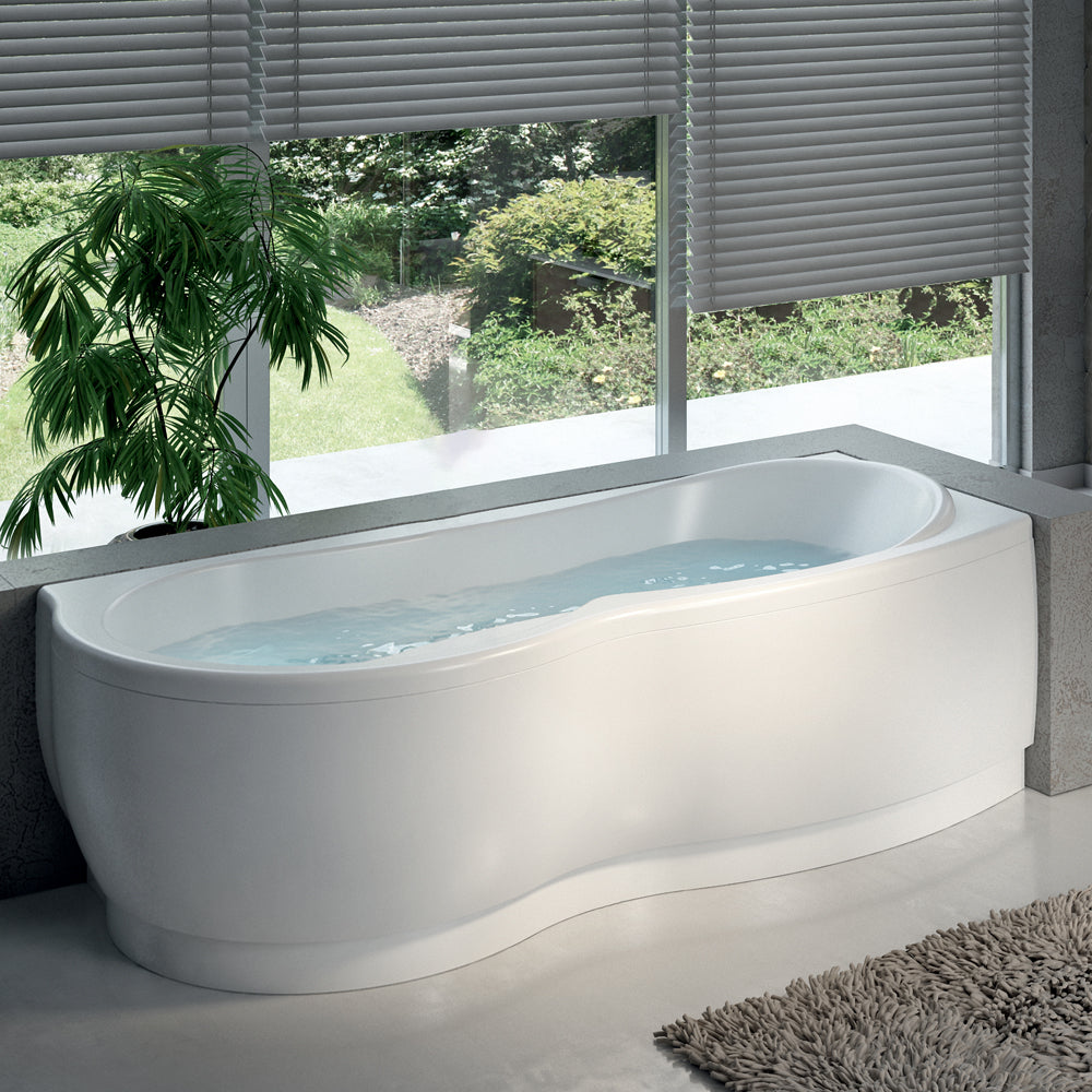 Vasca Bagno angolare Venus in acrilico con idromassaggio cm 170x70 versione destra by CeramicStore | Lo specialista del tuo bagno