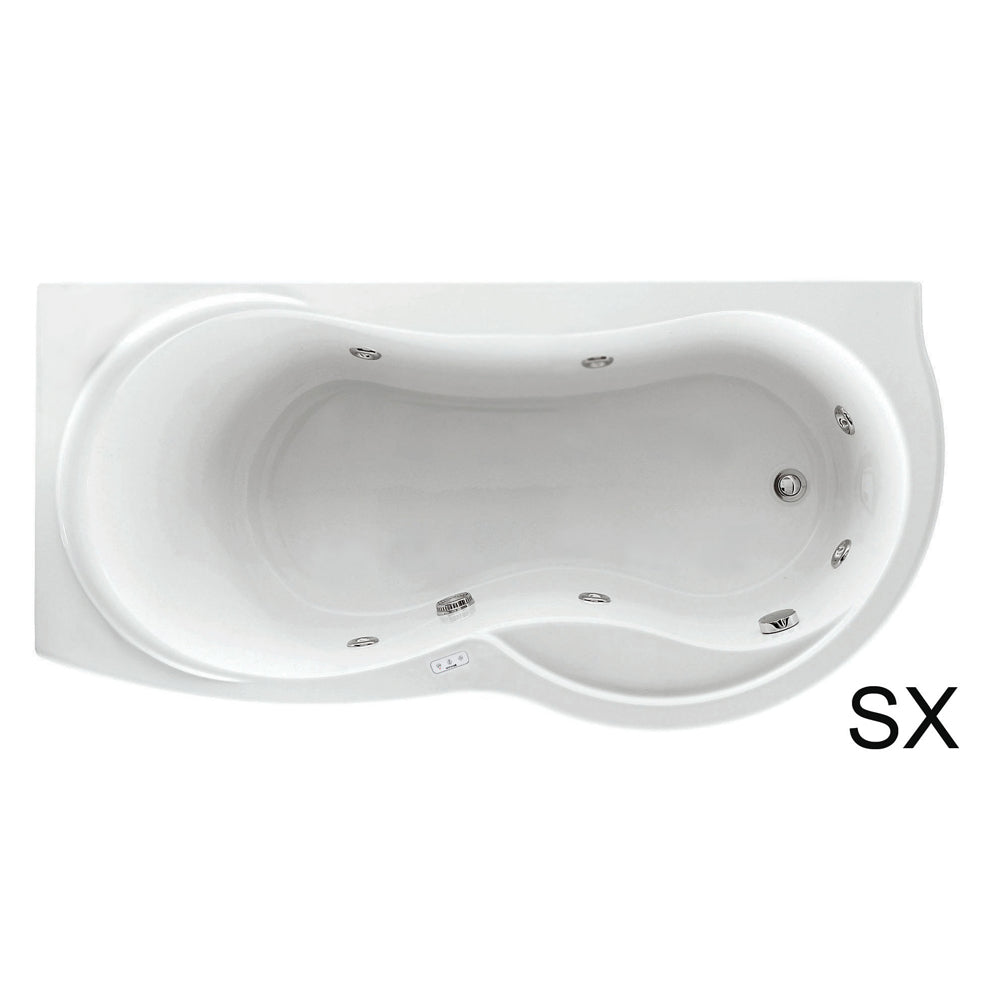 Vasca Bagno angolare Venus in acrilico con idromassaggio cm 170x70 versione sinistra by CeramicStore | Lo specialista del tuo bagno