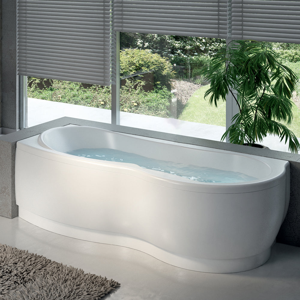 Vasca Bagno angolare Venus in acrilico con idromassaggio cm 170x70 versione sinistra by CeramicStore | Lo specialista del tuo bagno