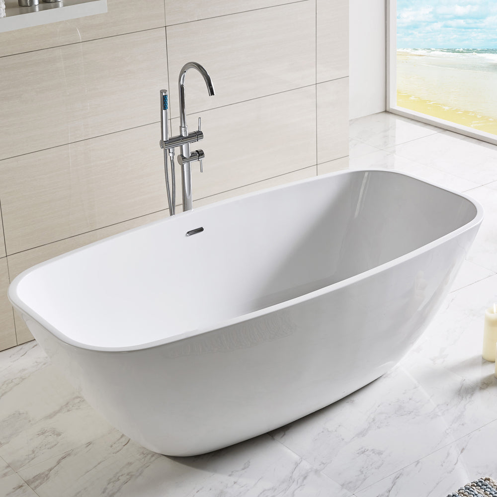 Vasca centro stanza modello Quarzo Freestanding cm 180x87x60 by CeramicStore | Lo specialista del tuo bagno