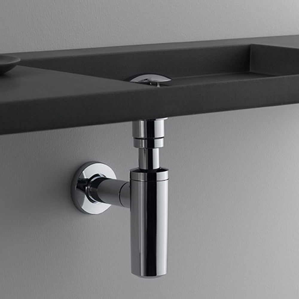 Sifone per lavabo a vista Geberit in Abs Cromato by CeramicStore | Lo specialista del tuo bagno