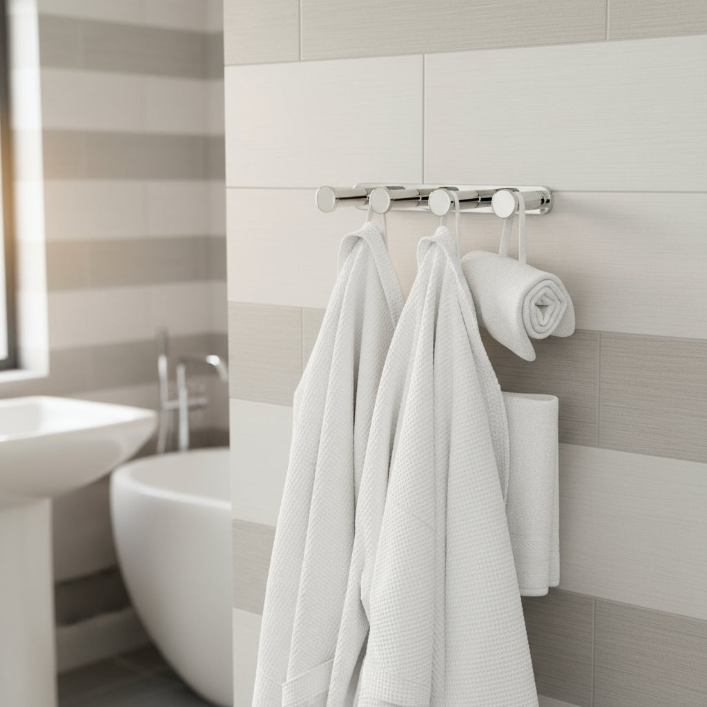 Appendiabiti multiplo in ottone e Cromall Gedy serie Canarie - Cromato by CeramicStore | Lo specialista del tuo bagno