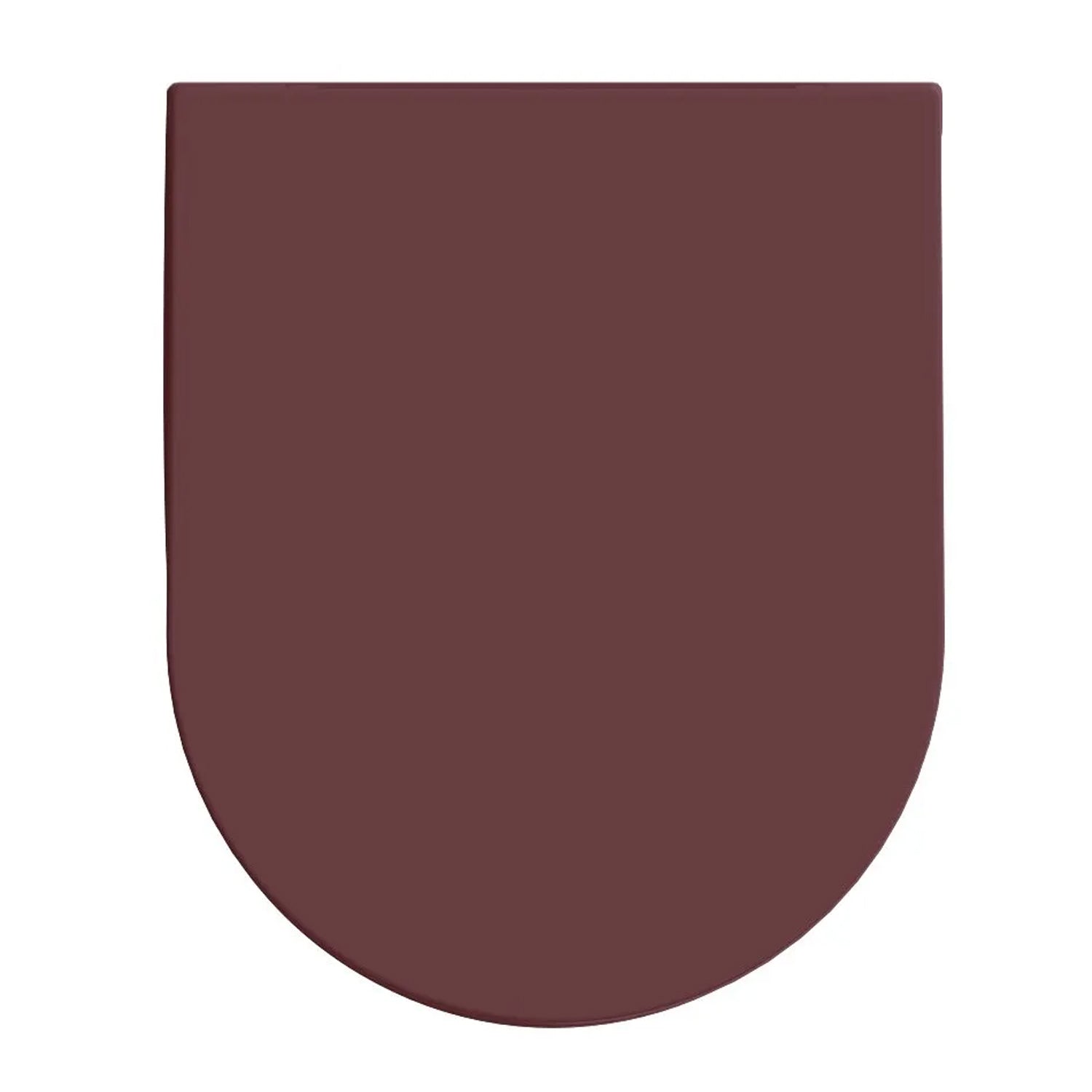 Copriwater Soft Close per vaso Filomuro BathCore serie Infinity color Bordeaux Opaco