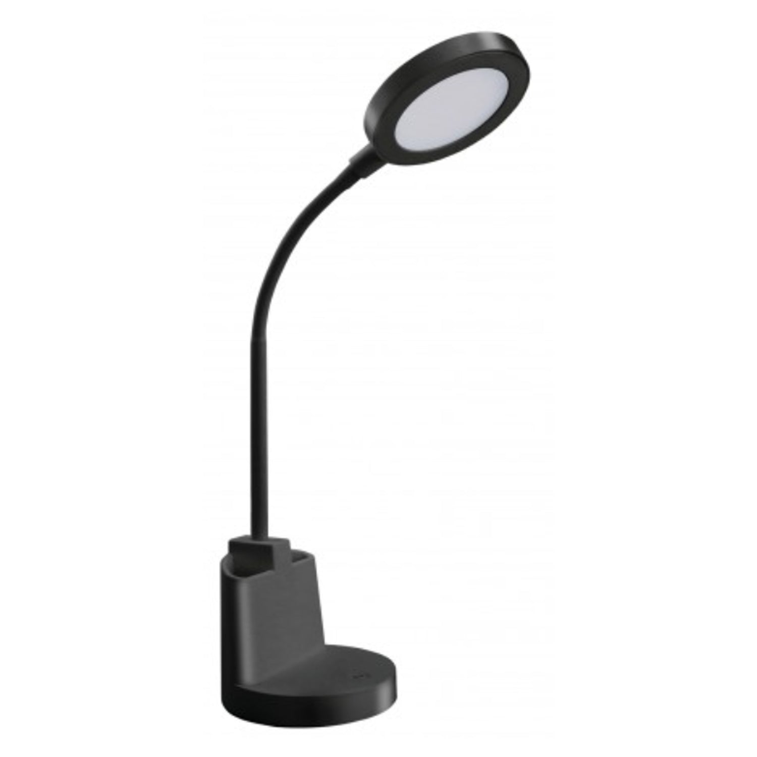 Lampada a Led con braccio regolabile e portapenne integrato - Nero by CeramicStore | Lo specialista del tuo bagno