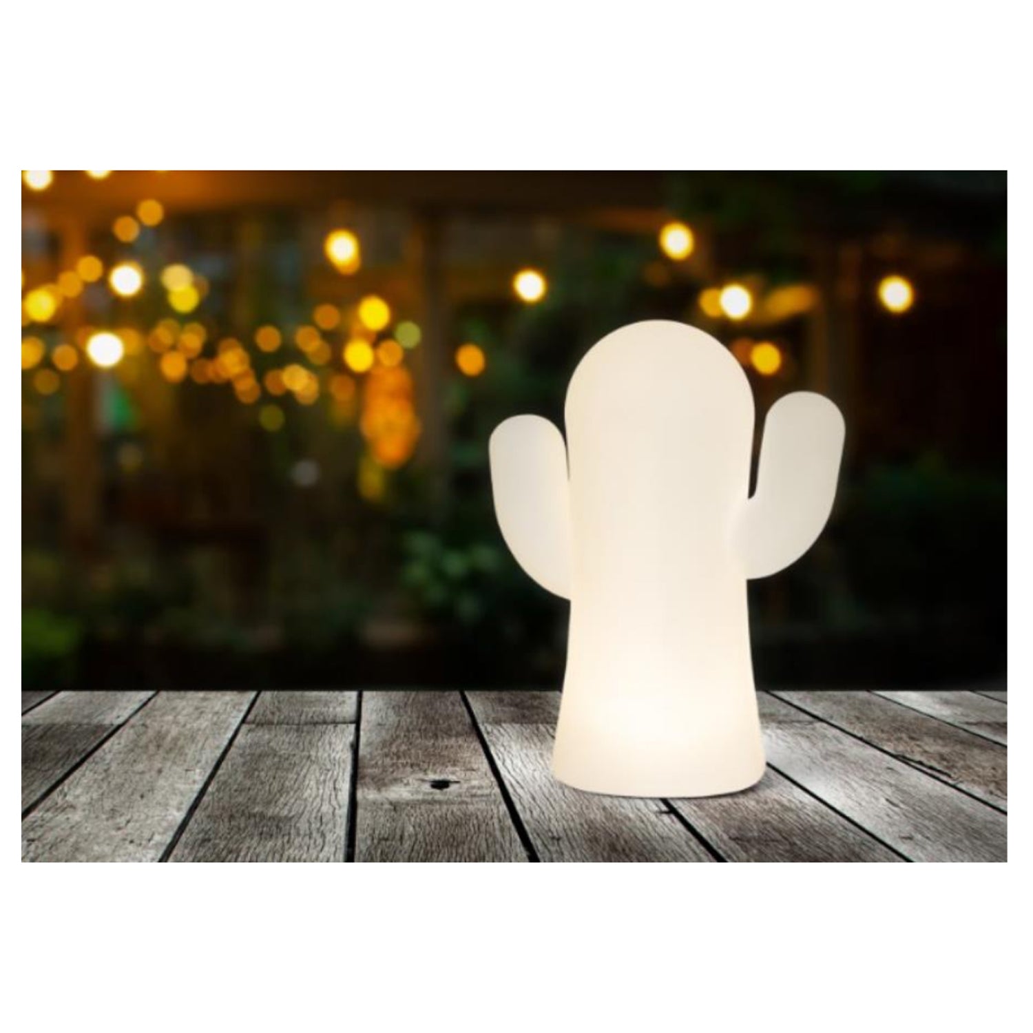 Lampada da tavolo modello Panchito con batteria ricaricabile - Bianco by CeramicStore | Lo specialista del tuo bagno