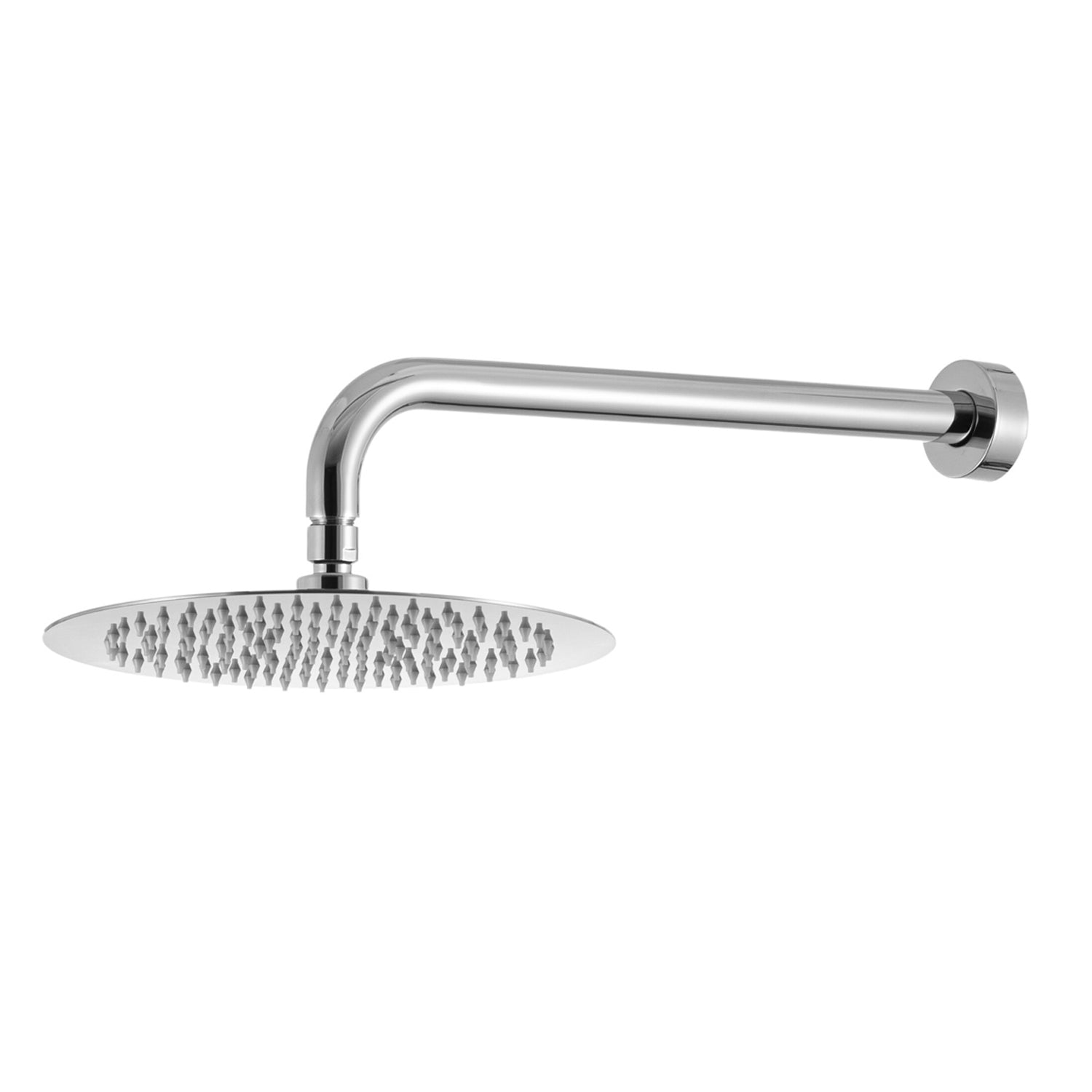 Kit doccia con incasso a una via e soffione tondo 200 mm in ottone cromato Lumix by CeramicStore | Lo specialista del tuo bagno