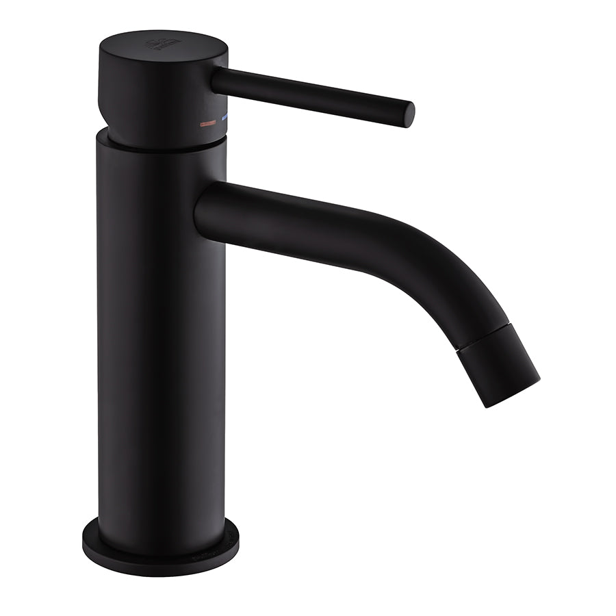 Miscelatore lavabo Paffoni Light Exclusive Edition in ottone rifinito nero opaco by CeramicStore | Lo specialista del tuo bagno