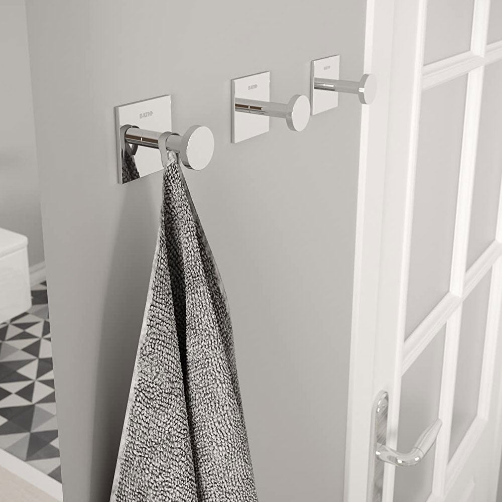 Appendino da incollo in acciaio cromato della collezione 'Stick' by Cosmic - 4,5x4,4x4,5 cm by CeramicStore | Lo specialista del tuo bagno