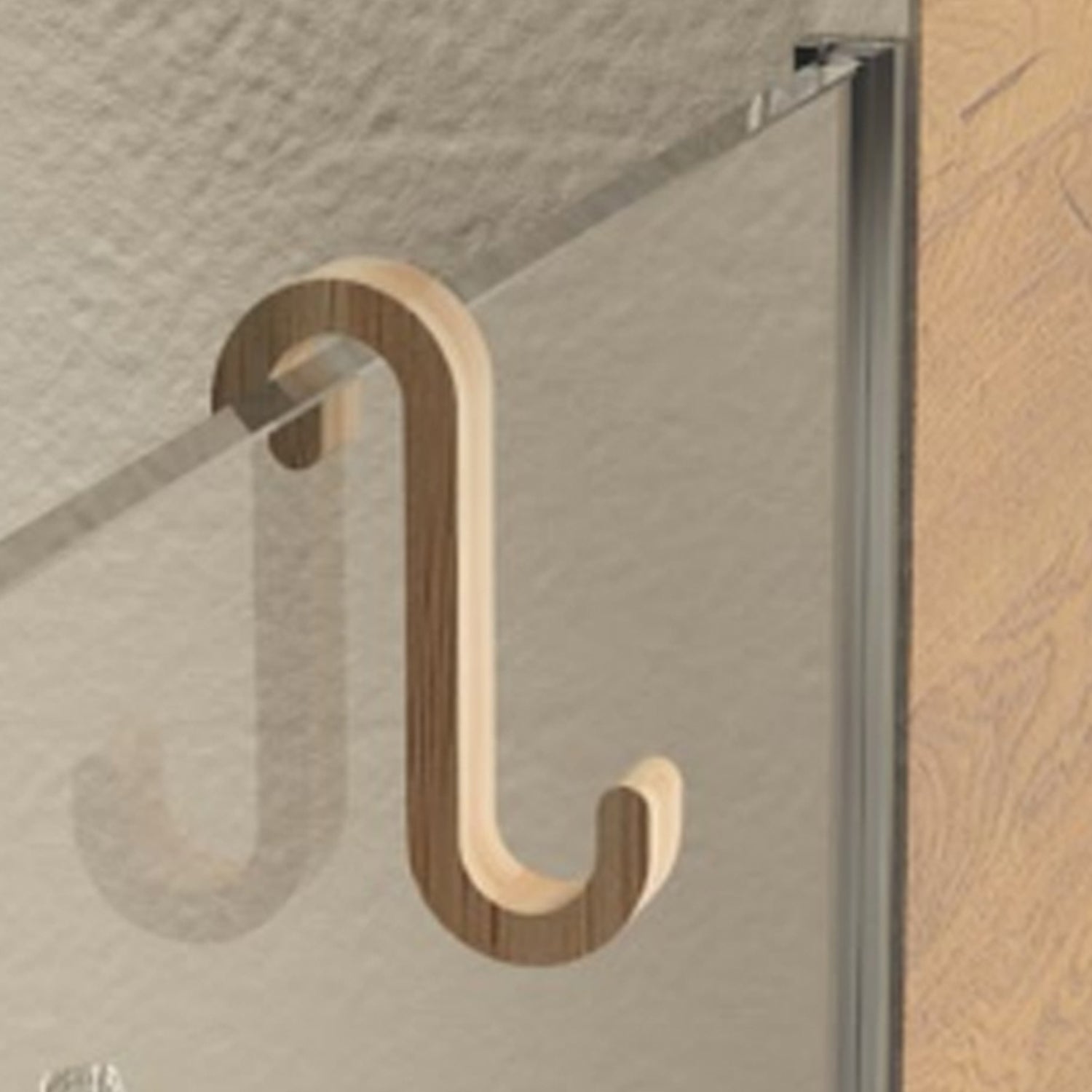 Appendiabiti per termoarredi Merlino in bamb๠by CeramicStore | Lo specialista del tuo bagno