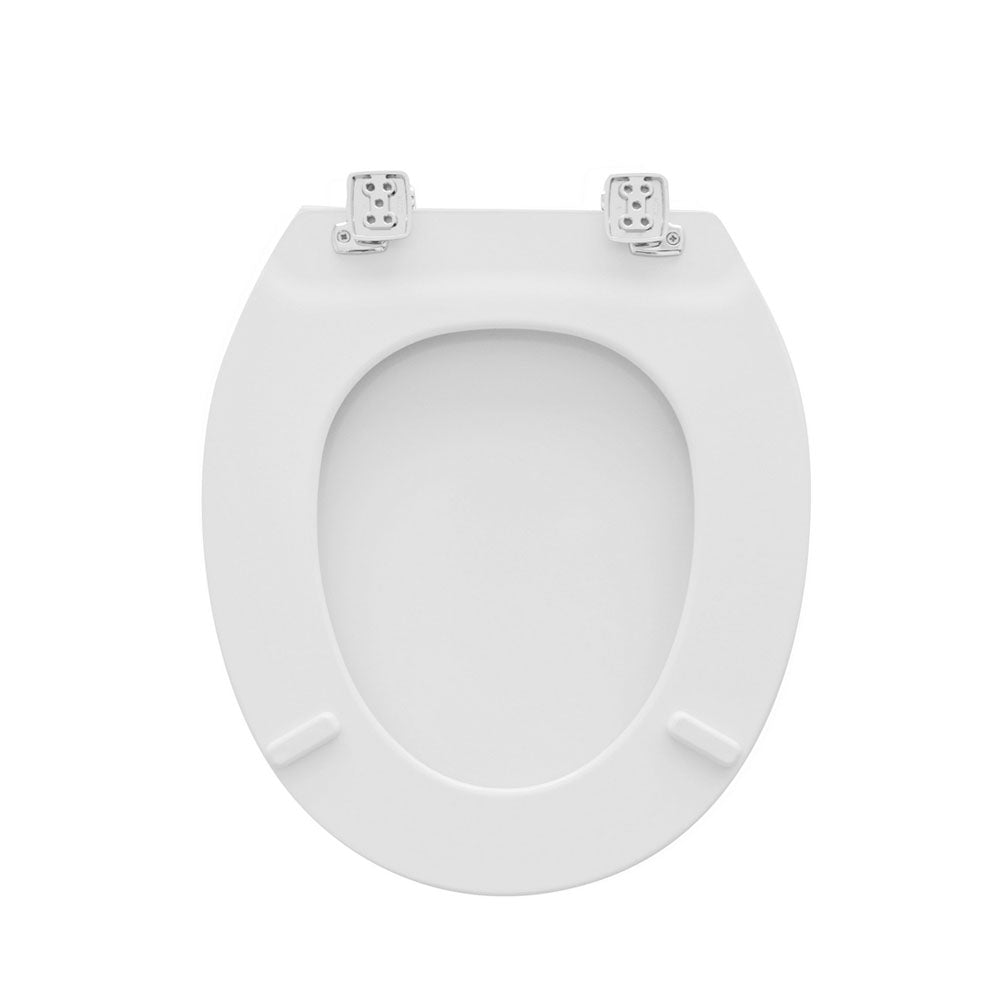 Versione outlet - Sedile wc universale Carrara & Matta in legno bianco Canyon larghezza 37 cm by CeramicStore | Lo specialista del tuo bagno