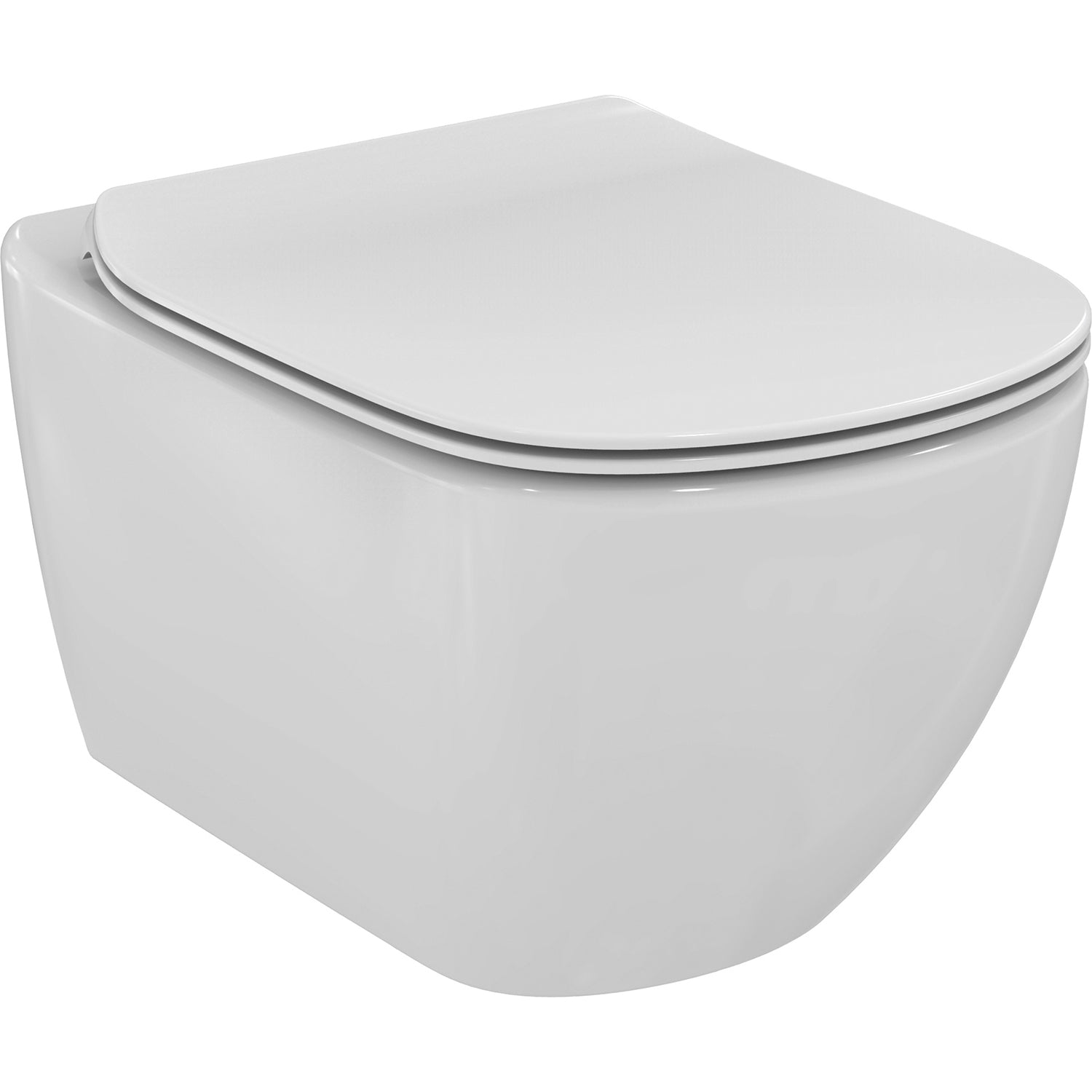 Vaso sospeso Ideal Standard modello Tesi con sedile tradizionale 37x53