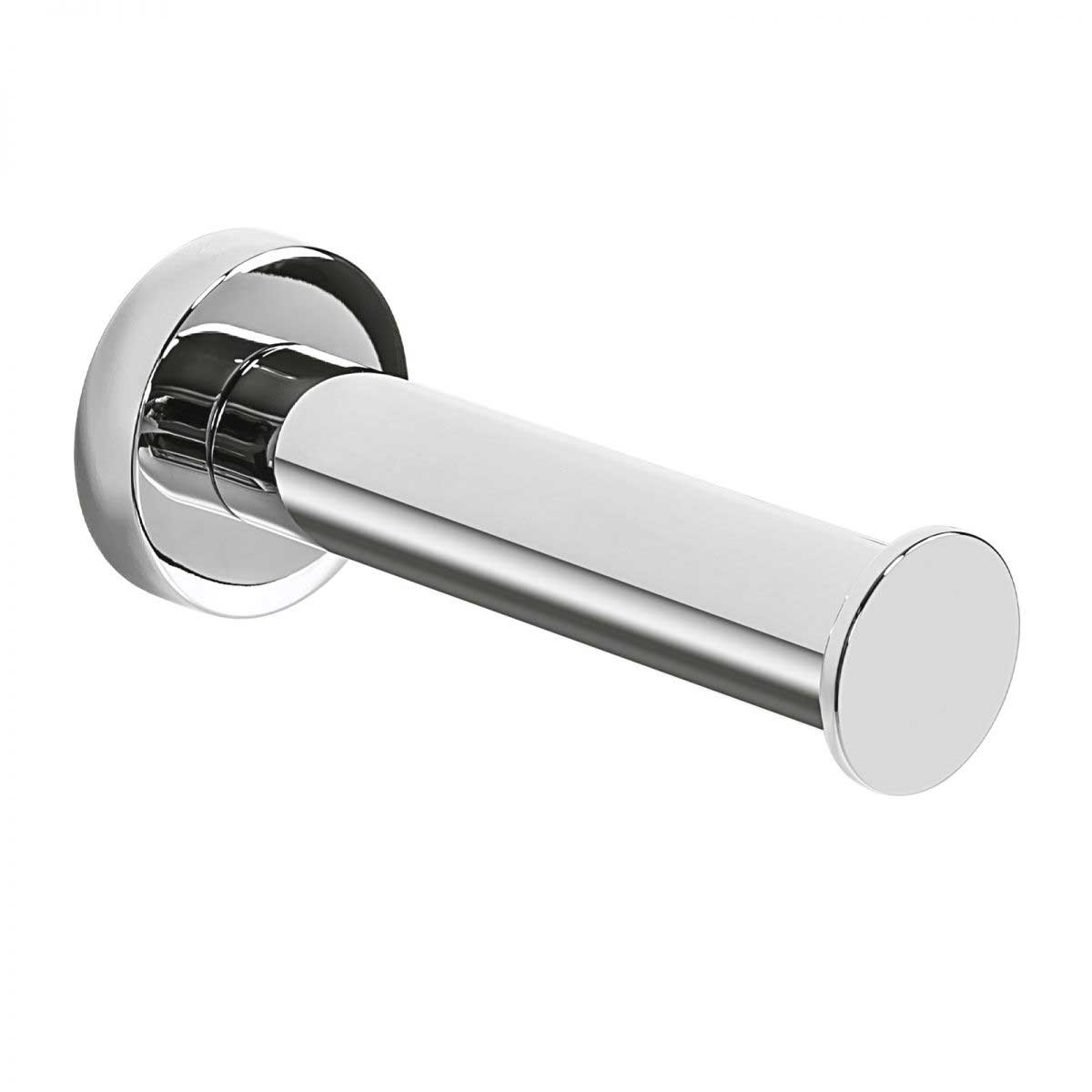 Portarotolo fisso in ottone cromato lucido collezione Plus di Colombo Design