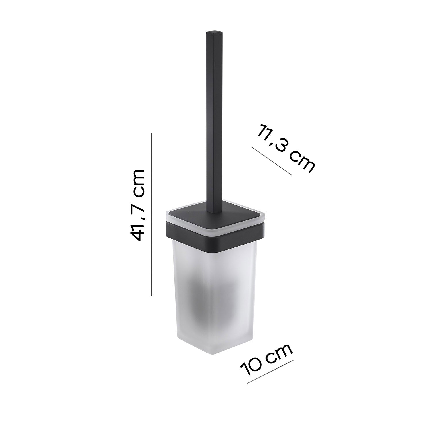 Scopino con ciuffo in setole in Ottone e Cromall Gedy serie Samoa - Nero Matt by CeramicStore | Lo specialista del tuo bagno
