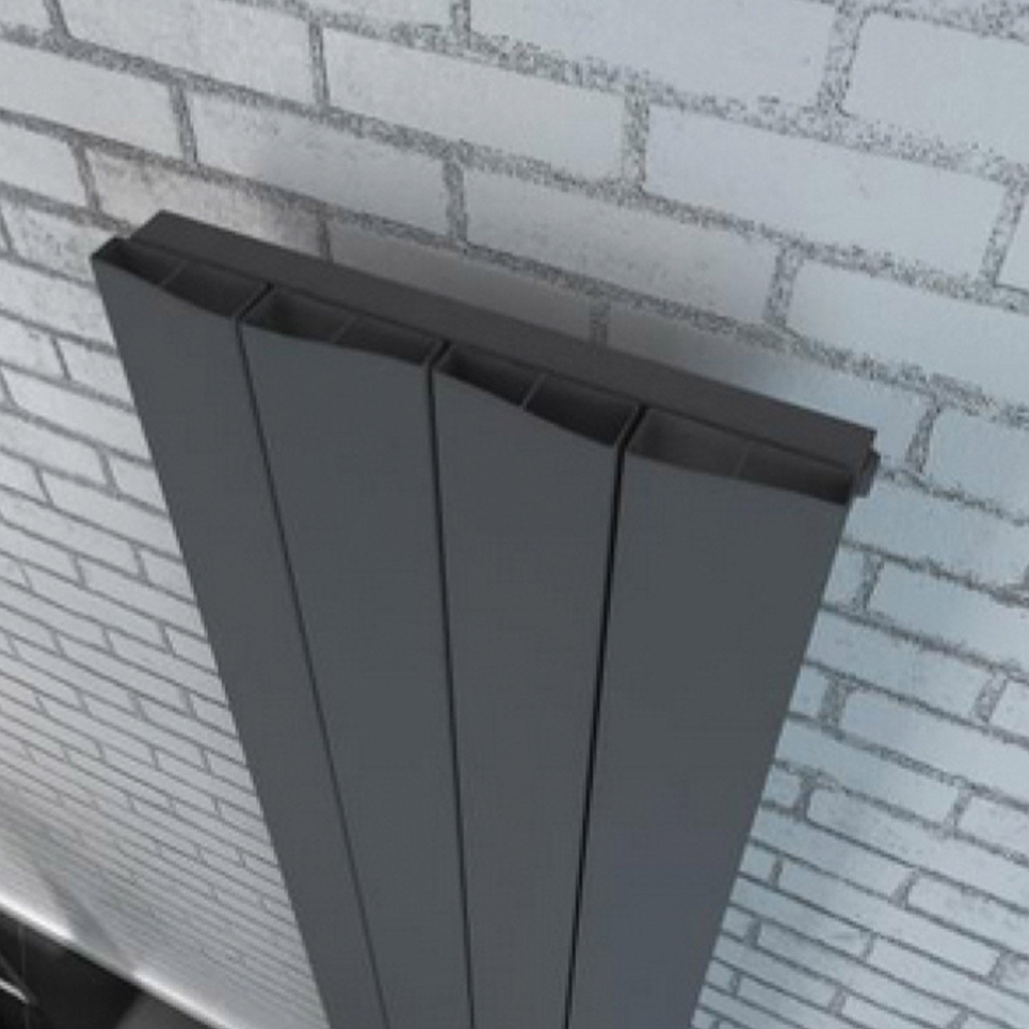 Radiatore alluminio idraulico cm 37,5x180 interasse cm 37,5 modello Desert- Antracite by CeramicStore | Lo specialista del tuo bagno