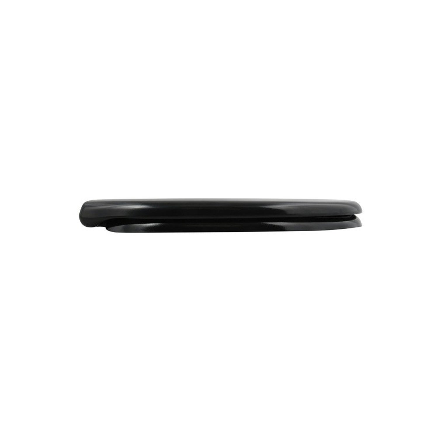 Sedile WC termoresistente Easy Clip con cerniere in Acciaio Inox - Nero