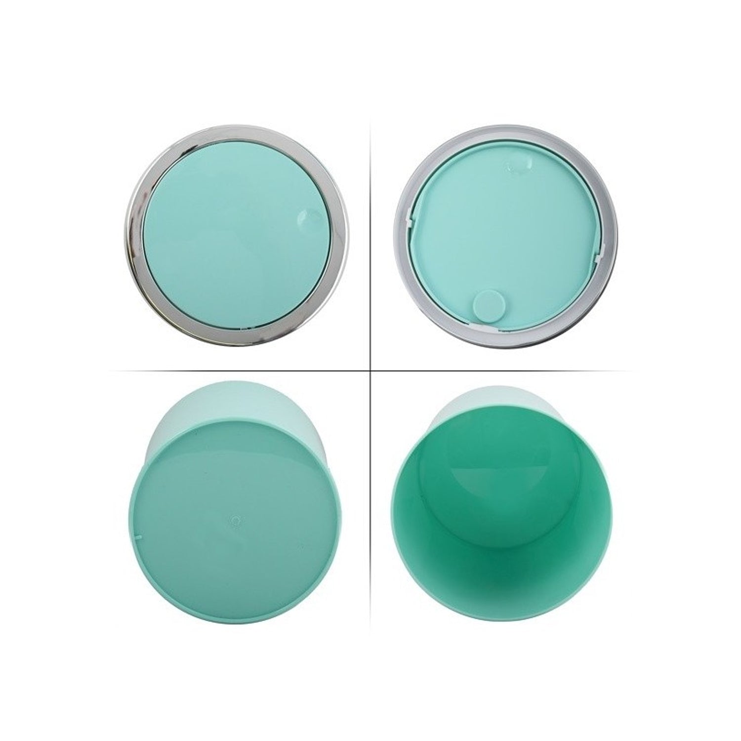 Cestino 6L in ABS modello Kamaka con coperchio basculante rimovibile - Verde Pastello by CeramicStore | Lo specialista del tuo bagno