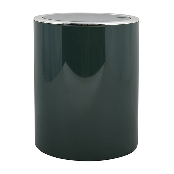 Cestino 6L in ABS modello Kamaka con coperchio basculante rimovibile - Verde Scuro by CeramicStore | Lo specialista del tuo bagno