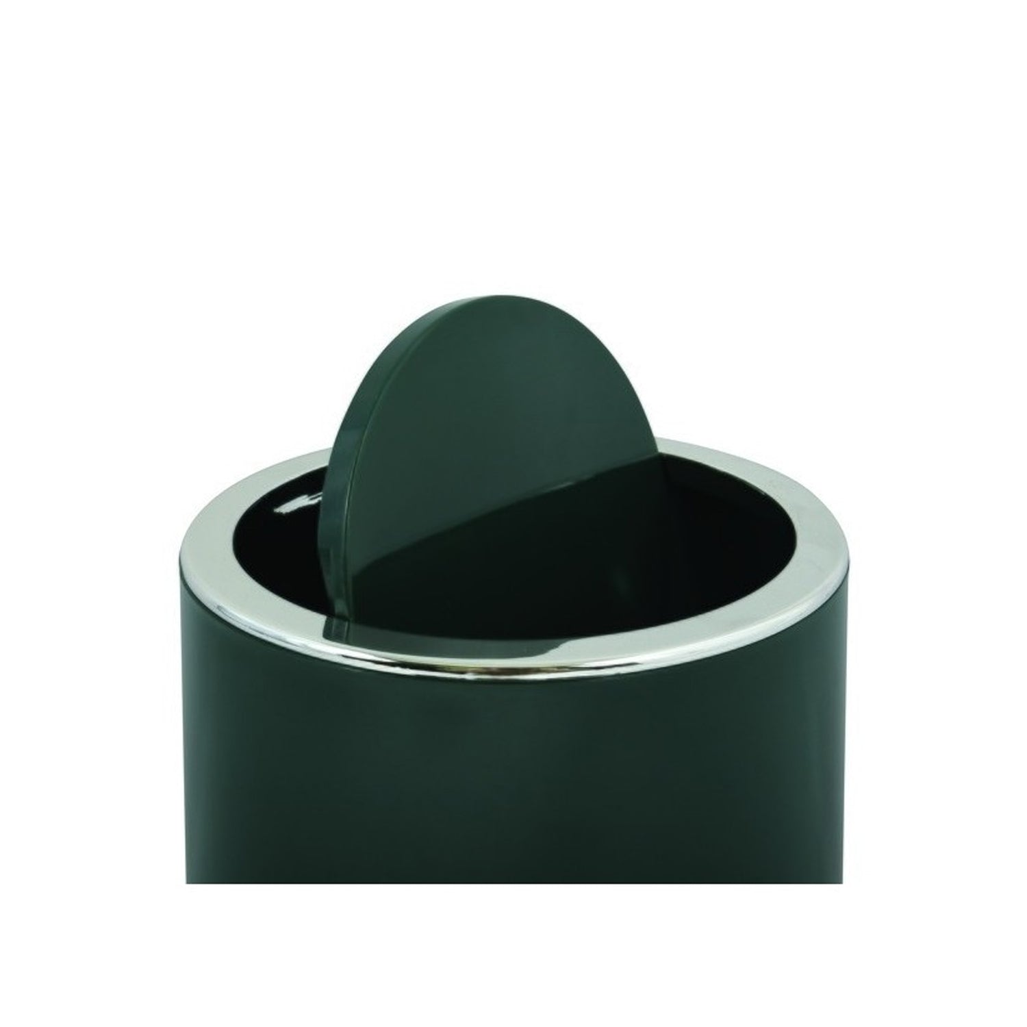 Cestino 6L in ABS modello Kamaka con coperchio basculante rimovibile - Verde Scuro by CeramicStore | Lo specialista del tuo bagno