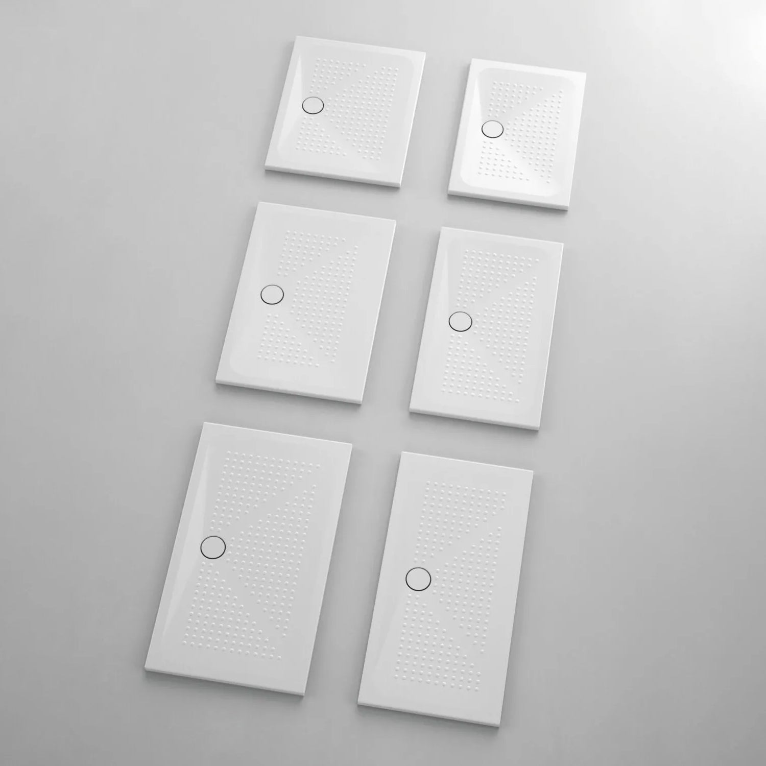 Piatto doccia in ceramica 80x80cm Azzurra serie Relax - Bianco lucido by CeramicStore | Lo specialista del tuo bagno