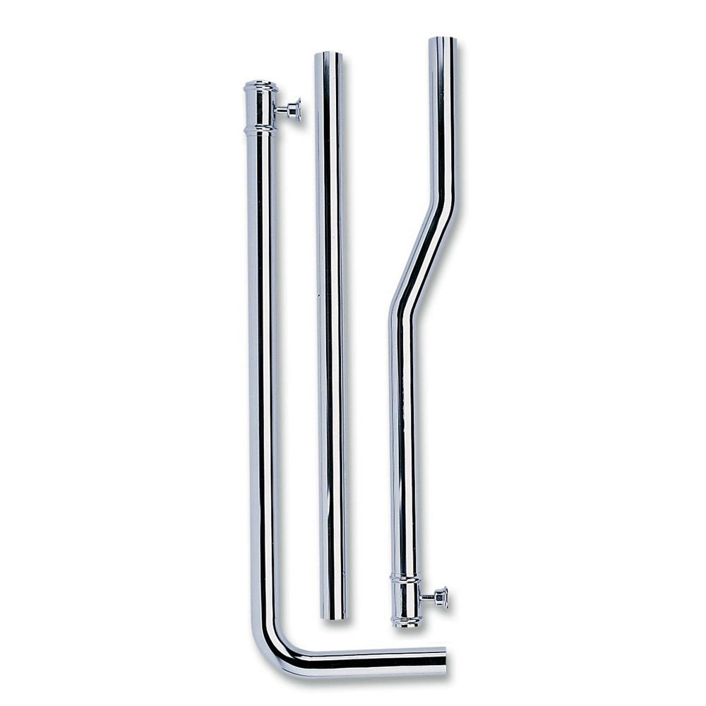 Tubo di scarico cromato lunghezza 180 cm per cassetta alta by CeramicStore | Lo specialista del tuo bagno