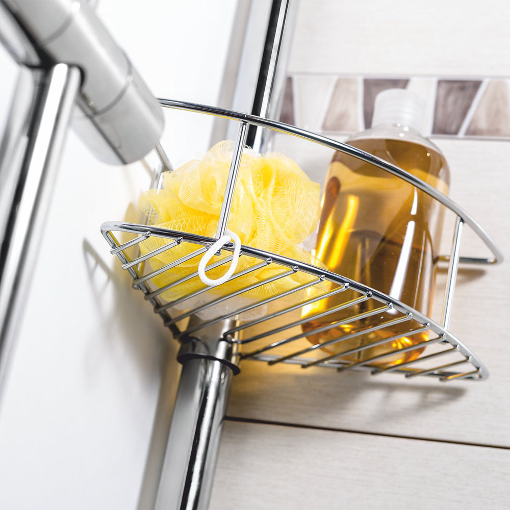 Portaoggetti doccia estensibile Metaform modello Spider 4 a 3 piani regolabili in altezza by CeramicStore | Lo specialista del tuo bagno