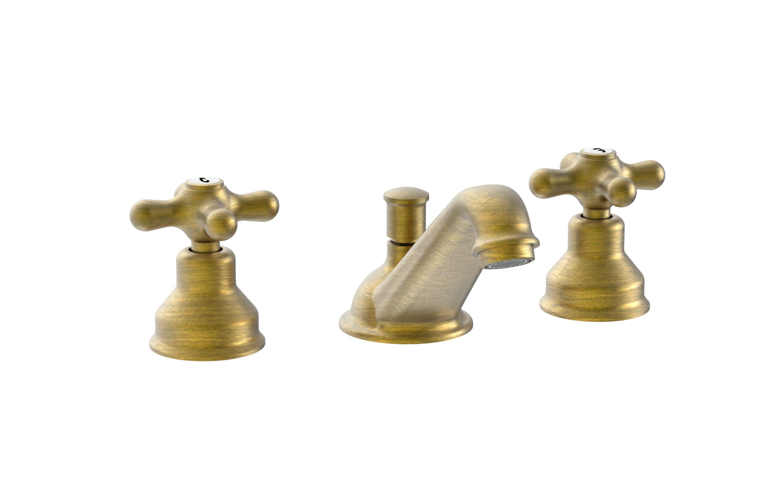 Batteria lavabo con bocca Retrಠe scarico automatico Paffoni serie Iris - Bronzo by CeramicStore | Lo specialista del tuo bagno