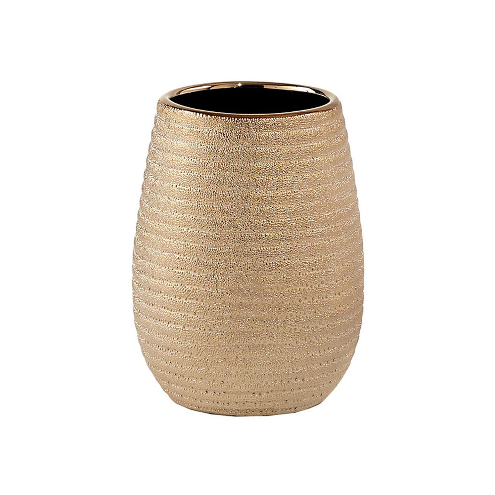 Set Accessori Bagno Gedy collezione Astrid in ceramica color oro by CeramicStore | Lo specialista del tuo bagno