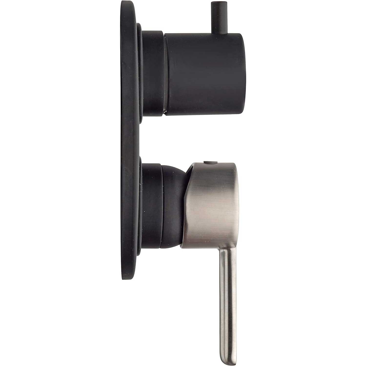 Miscelatore monocomando Doccia Incasso con Deviatore Nero con Maniglia satinata Tonino Lamborghini collezione Dark-light by CeramicStore | Lo specialista del tuo bagno
