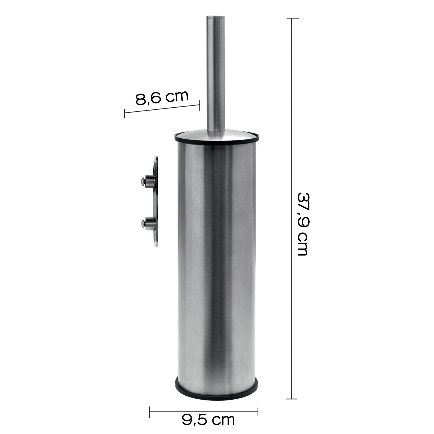 Scopino a parete in Acciaio Inox AISI 304 Gedy serie Project - Spazzolato by CeramicStore | Lo specialista del tuo bagno