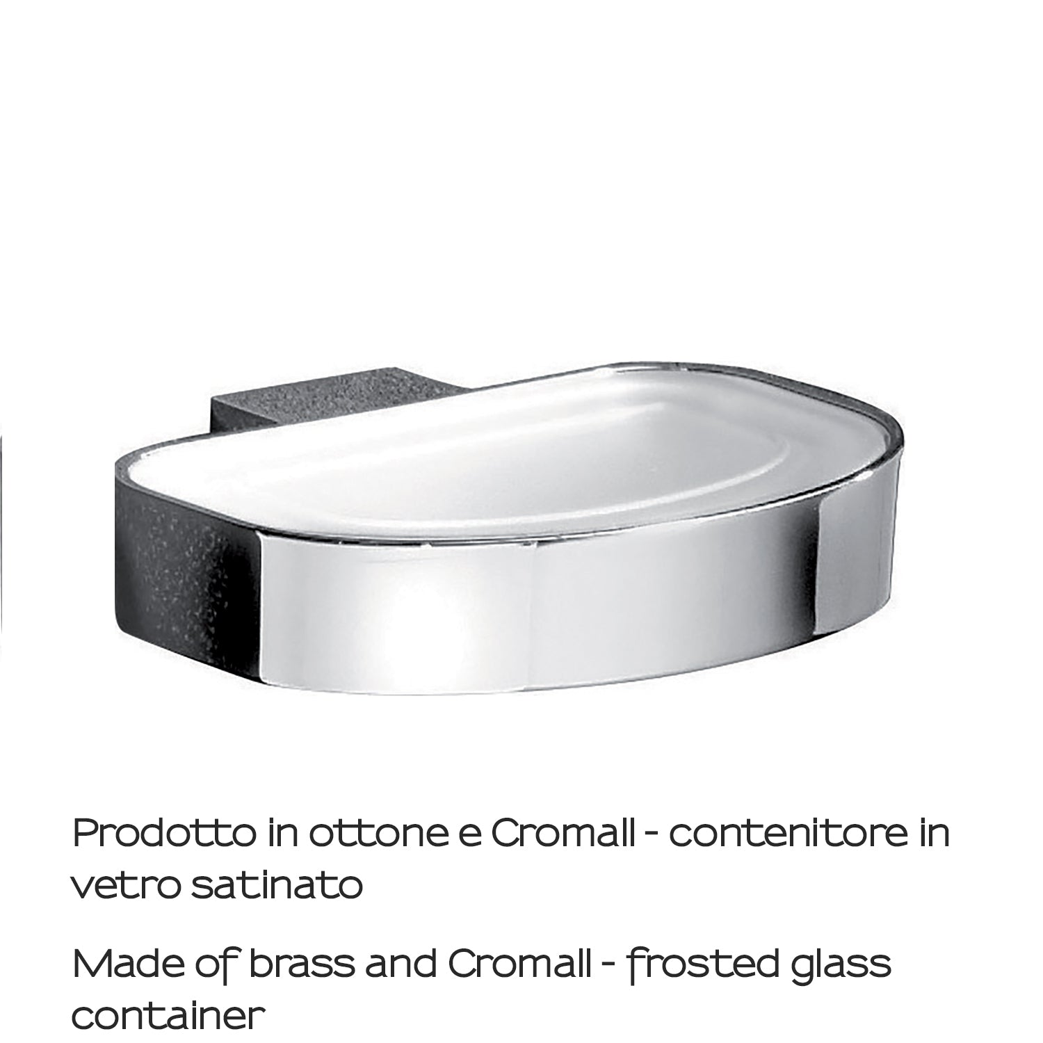 Portasapone a parete Kent di Gedy - Cromato by CeramicStore | Lo specialista del tuo bagno
