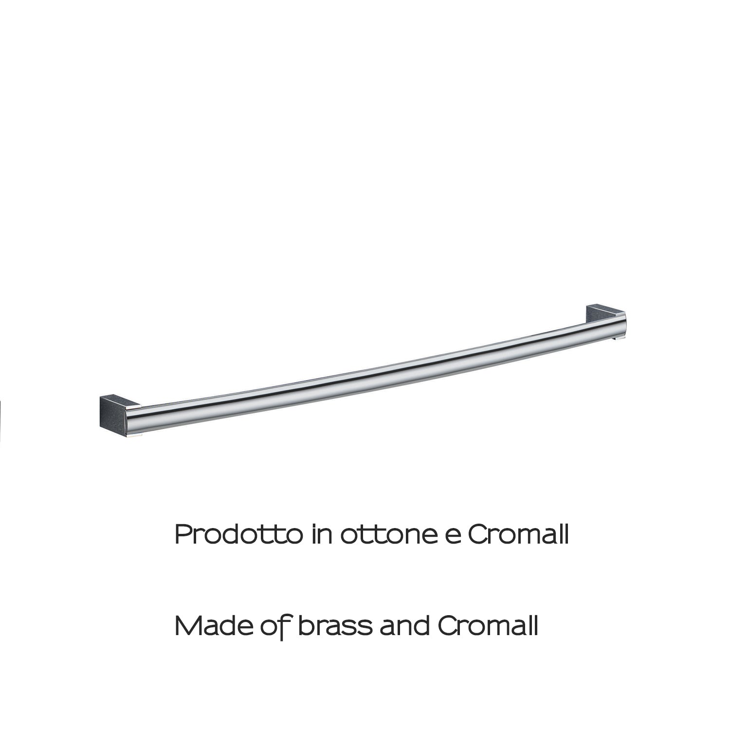 Portasalviette 60 cm a parete Kent di Gedy - Cromato by CeramicStore | Lo specialista del tuo bagno