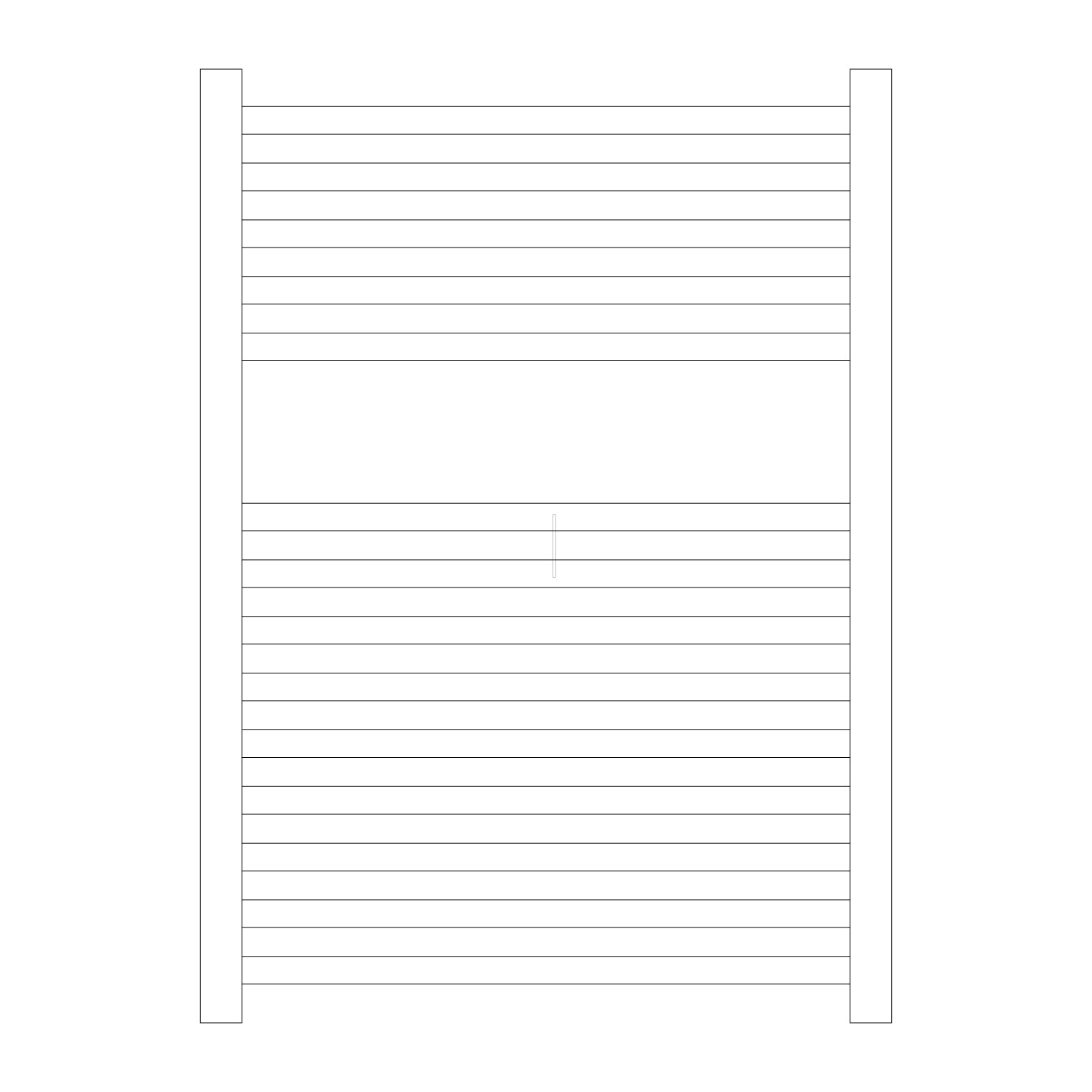 Termoarredo idraulico modello Todi di Lazzarini 690x500 - Cromo by CeramicStore | Lo specialista del tuo bagno