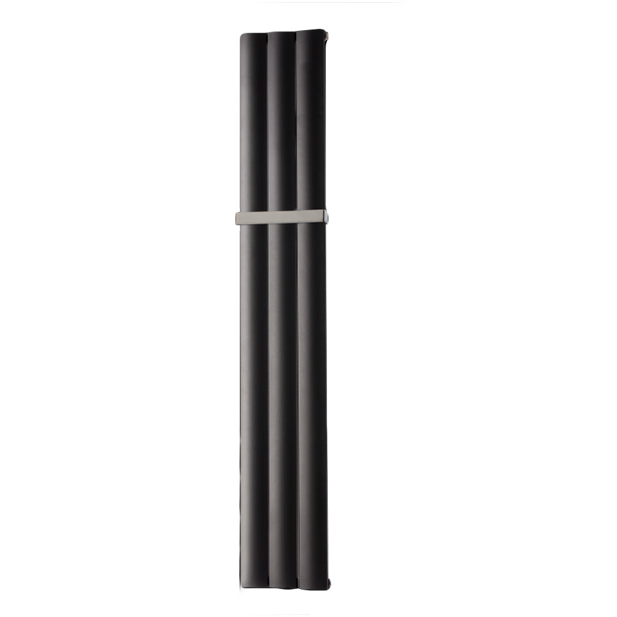 Termoarredo idraulico in alluminio 3 elementi Deco Warm modello Kavala Antracite by CeramicStore | Lo specialista del tuo bagno