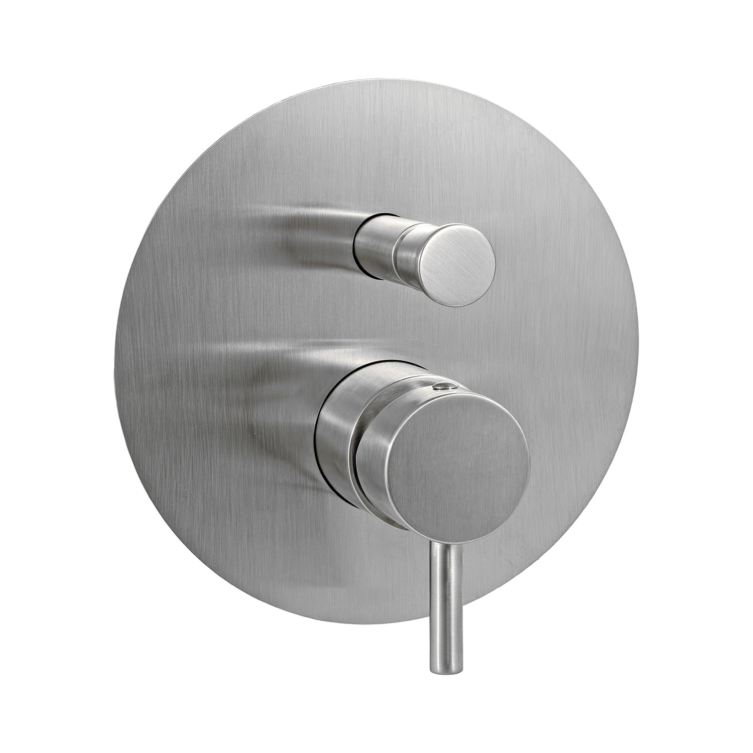 Miscelatore doccia da incasso con deviatore pneumatico Paffoni Light effetto satinato by CeramicStore | Lo specialista del tuo bagno