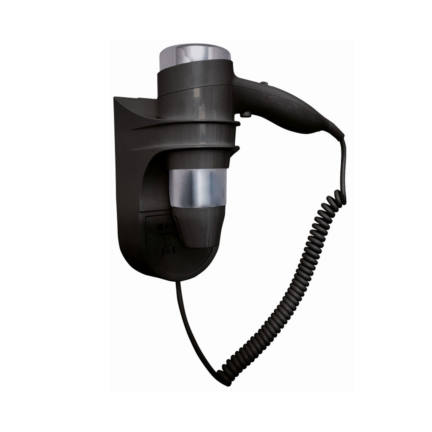 Lineabeta Asciugacapelli Nero Da Fissare A Parete - 1600W by CeramicStore | Lo specialista del tuo bagno