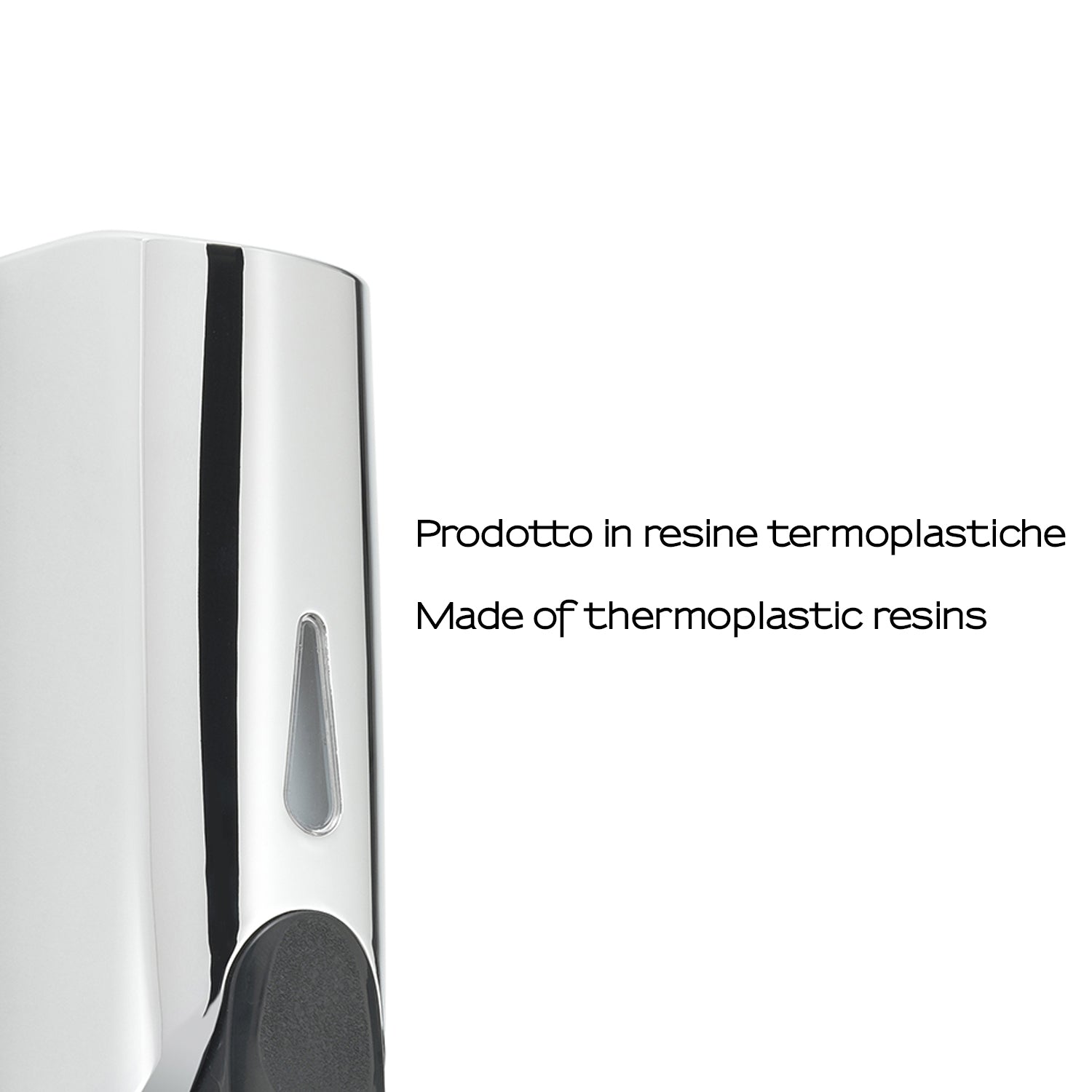 Dispenser sapone o disinfettante mani a parete di Gedy modello Squid - Cromato by CeramicStore | Lo specialista del tuo bagno