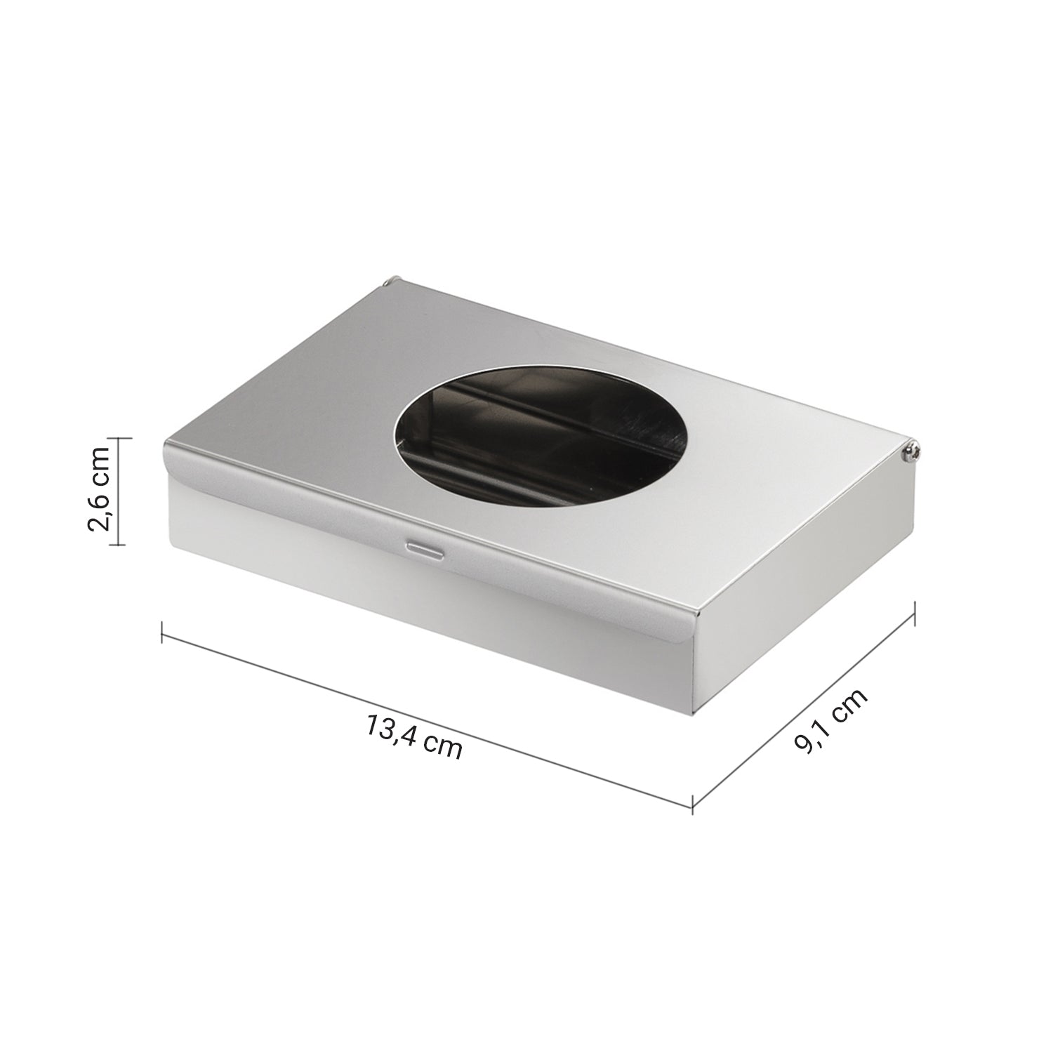 Gedy Porta Sacchetti Igienici - In Acciaio Inox Spazzolato by CeramicStore | Lo specialista del tuo bagno
