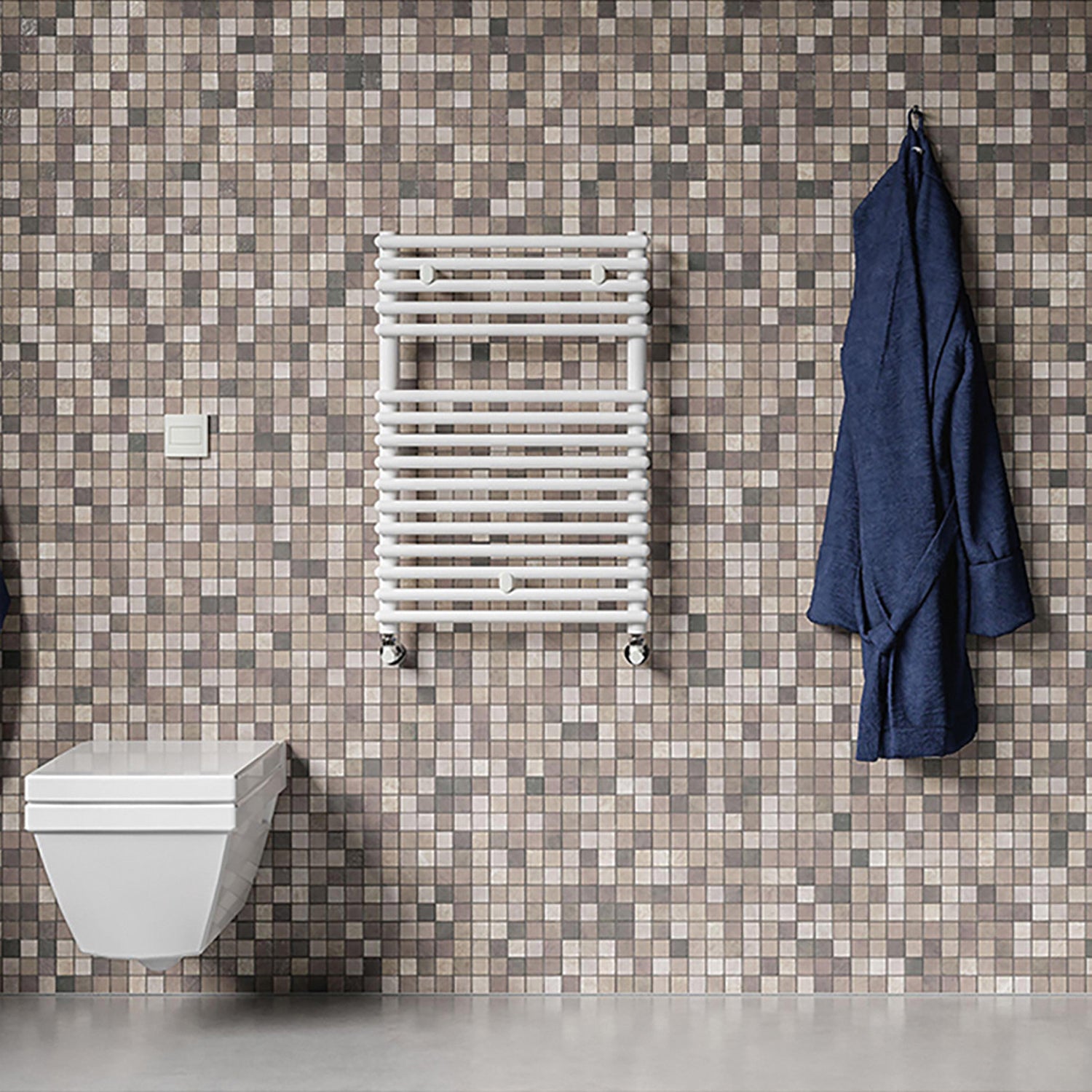 Termoarredo idraulico modello Catania di Lazzarini 730x500 - Bianco by CeramicStore | Lo specialista del tuo bagno