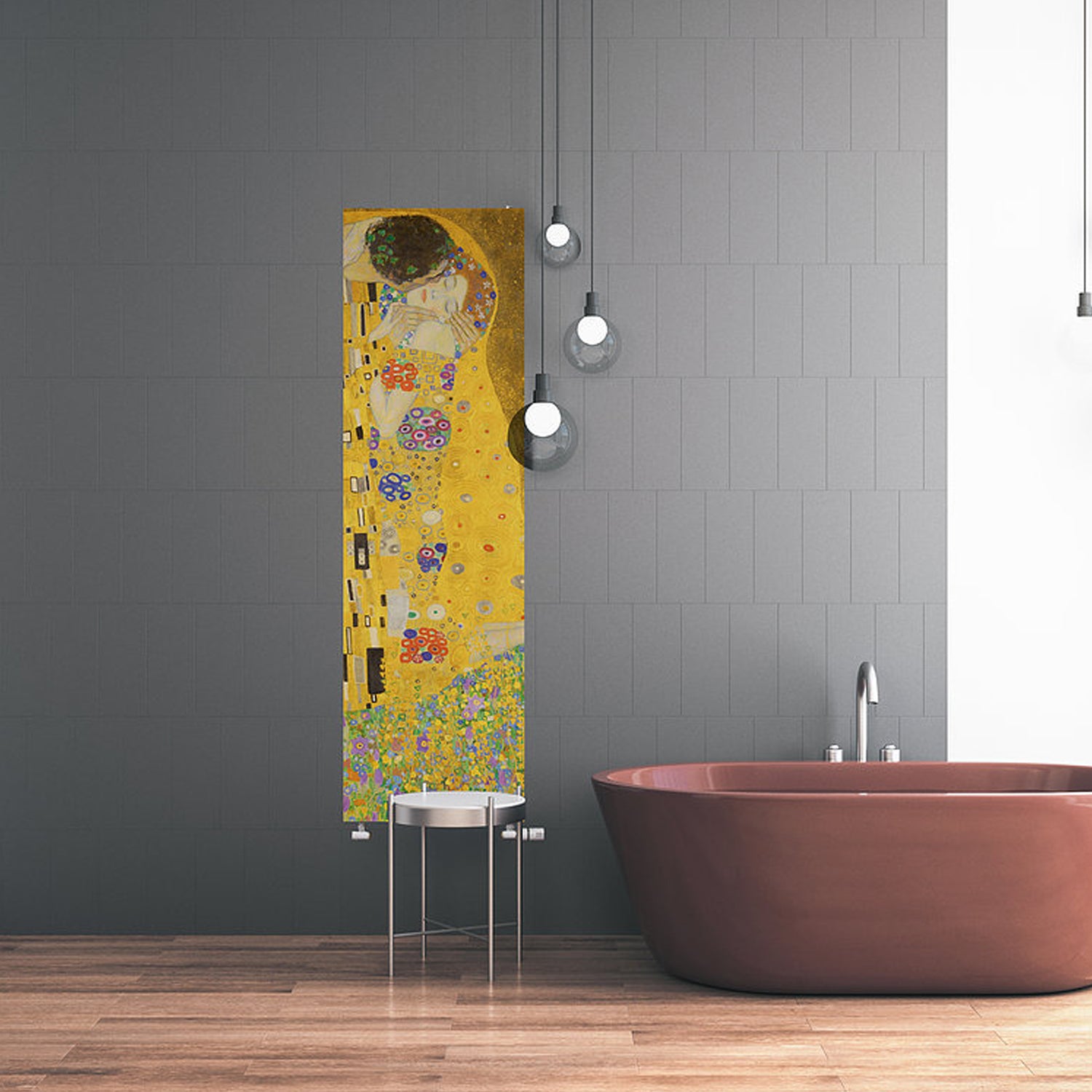 Termoarredo idraulico 180x51 cm interasse mm 50 Modello 'Kiss' Termocrea by CeramicStore | Lo specialista del tuo bagno